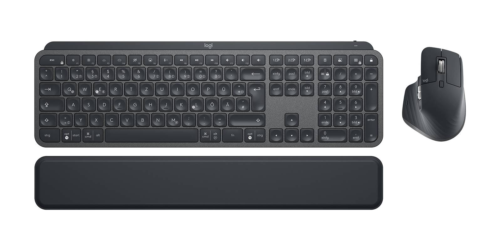 Rca Informatique - image du produit : MX KEYS COMBO FOR BUSINESS GRAPHITE - DEU - CENTRAL