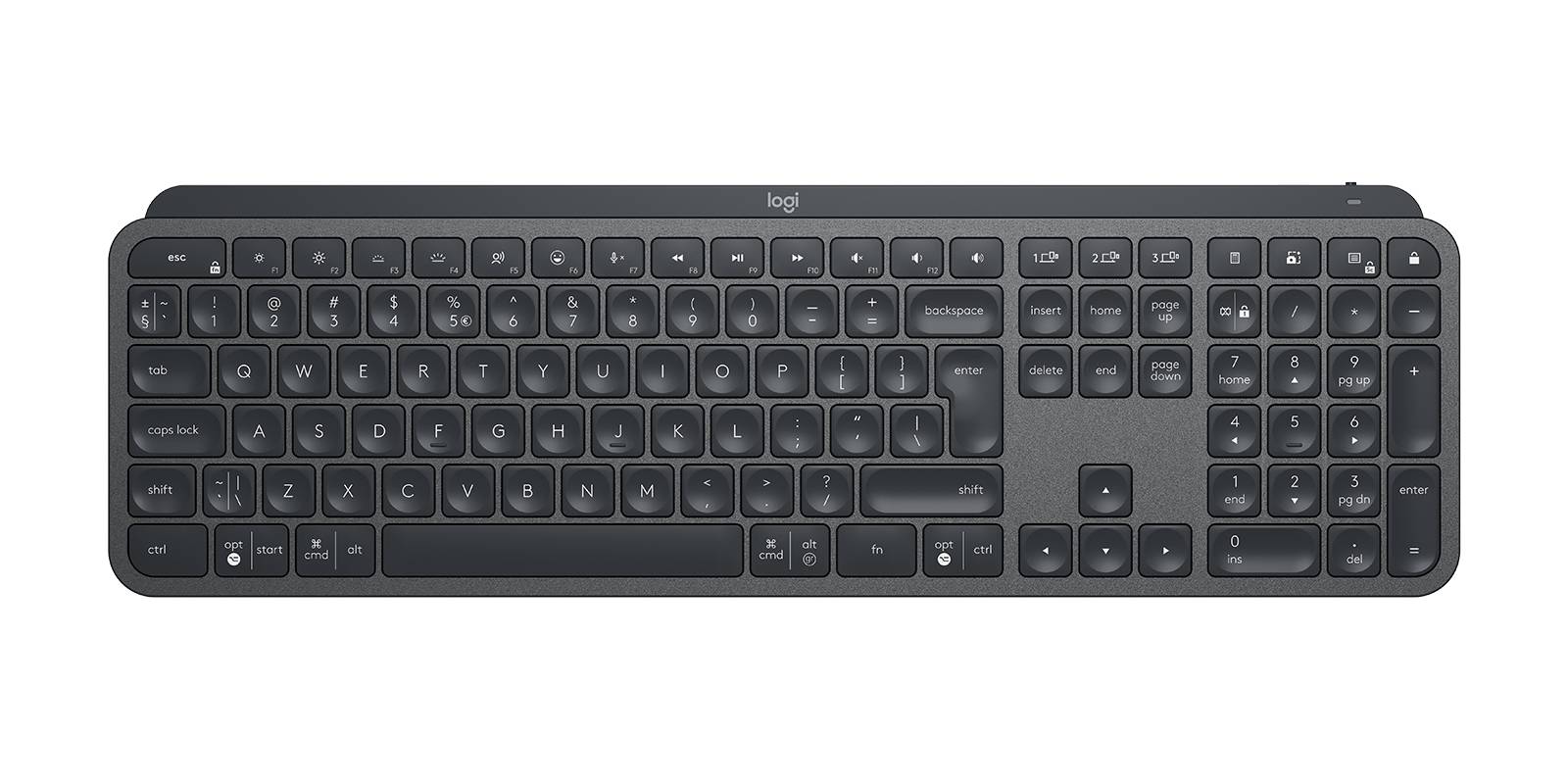 Rca Informatique - image du produit : MX KEYS COMBO FOR BUSINESS GRAPHITE - US INT.L - INTNL