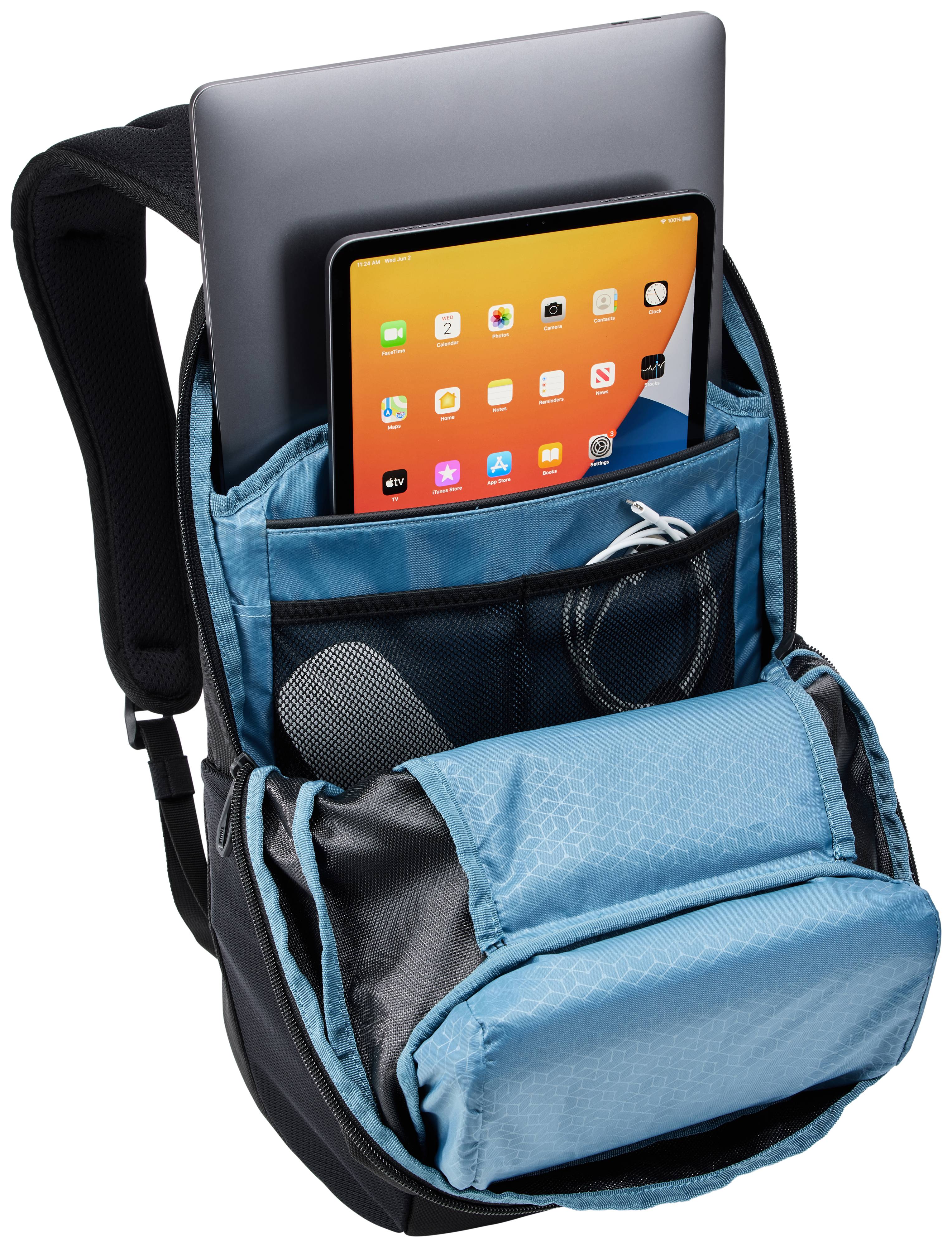 Rca Informatique - image du produit : ACCENT BACKPACK 20L - BLACK ECOVADIS / BLUESIGN PRODUCT