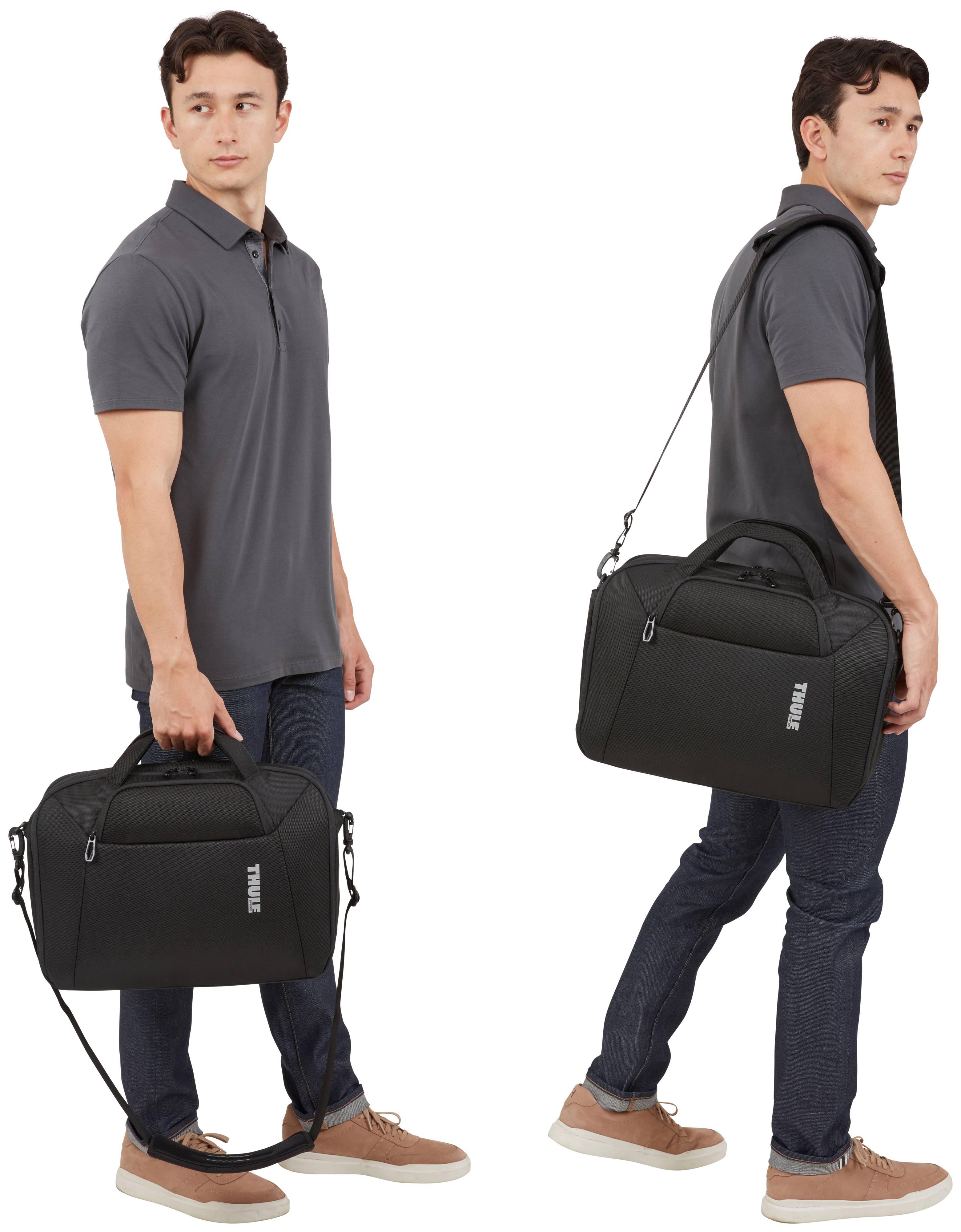 Rca Informatique - image du produit : ACCENT LAPTOP BAG - BLACK ECOVADIS / BLUESIGN PRODUCT