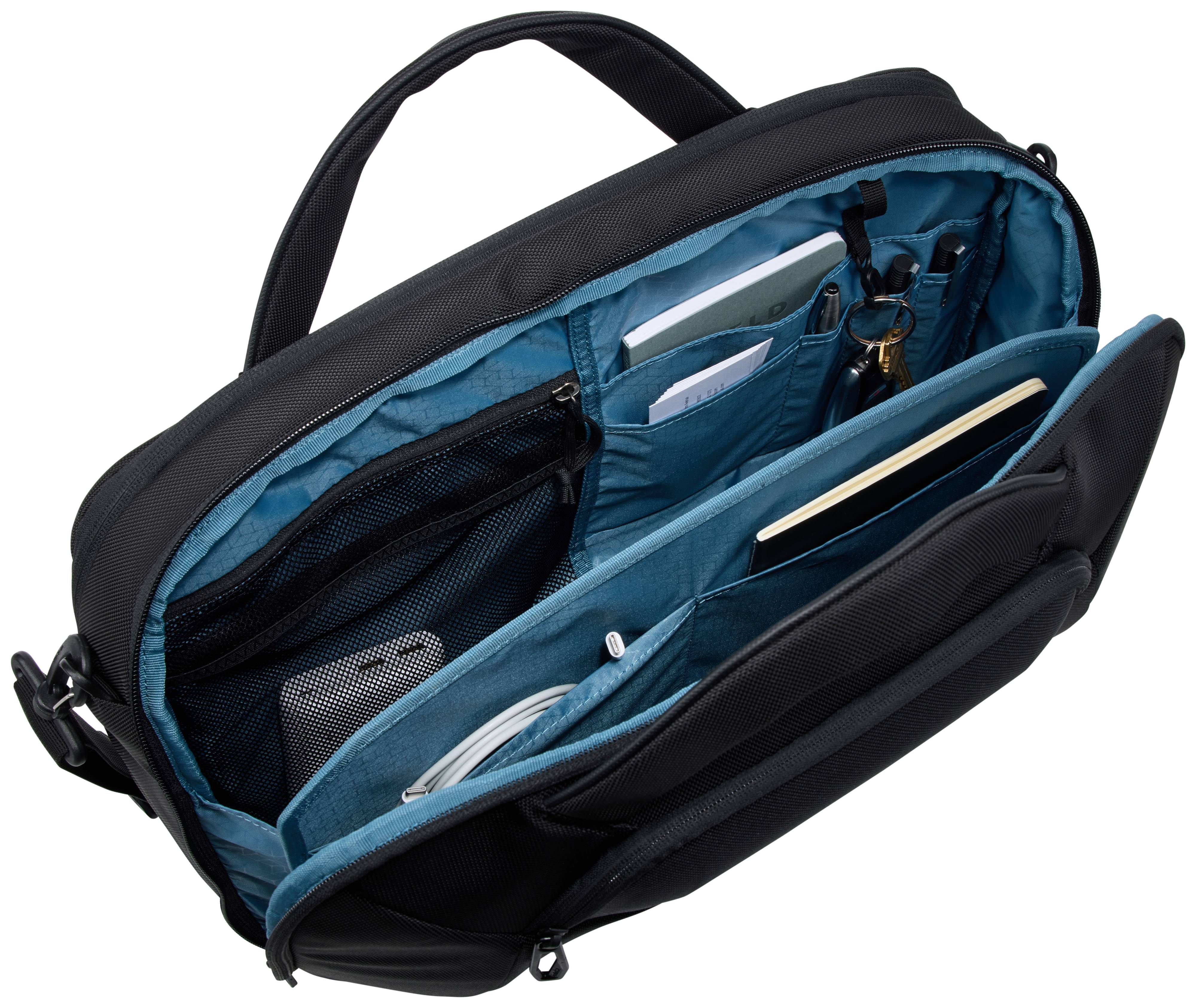 Rca Informatique - image du produit : ACCENT LAPTOP BAG - BLACK ECOVADIS / BLUESIGN PRODUCT