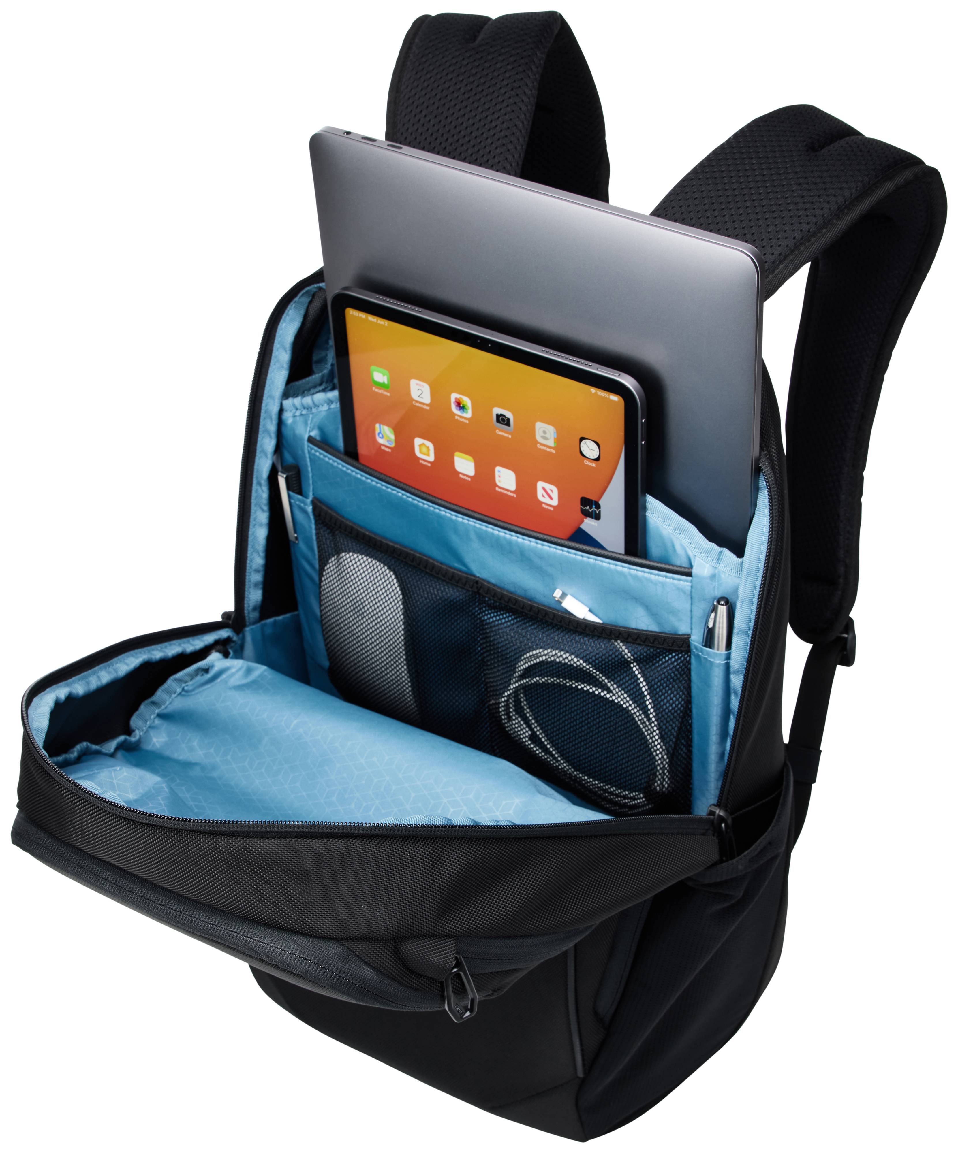 Rca Informatique - image du produit : ACCENT BACKPACK 23L - BLACK ECOVADIS / BLUESIGN PRODUCT