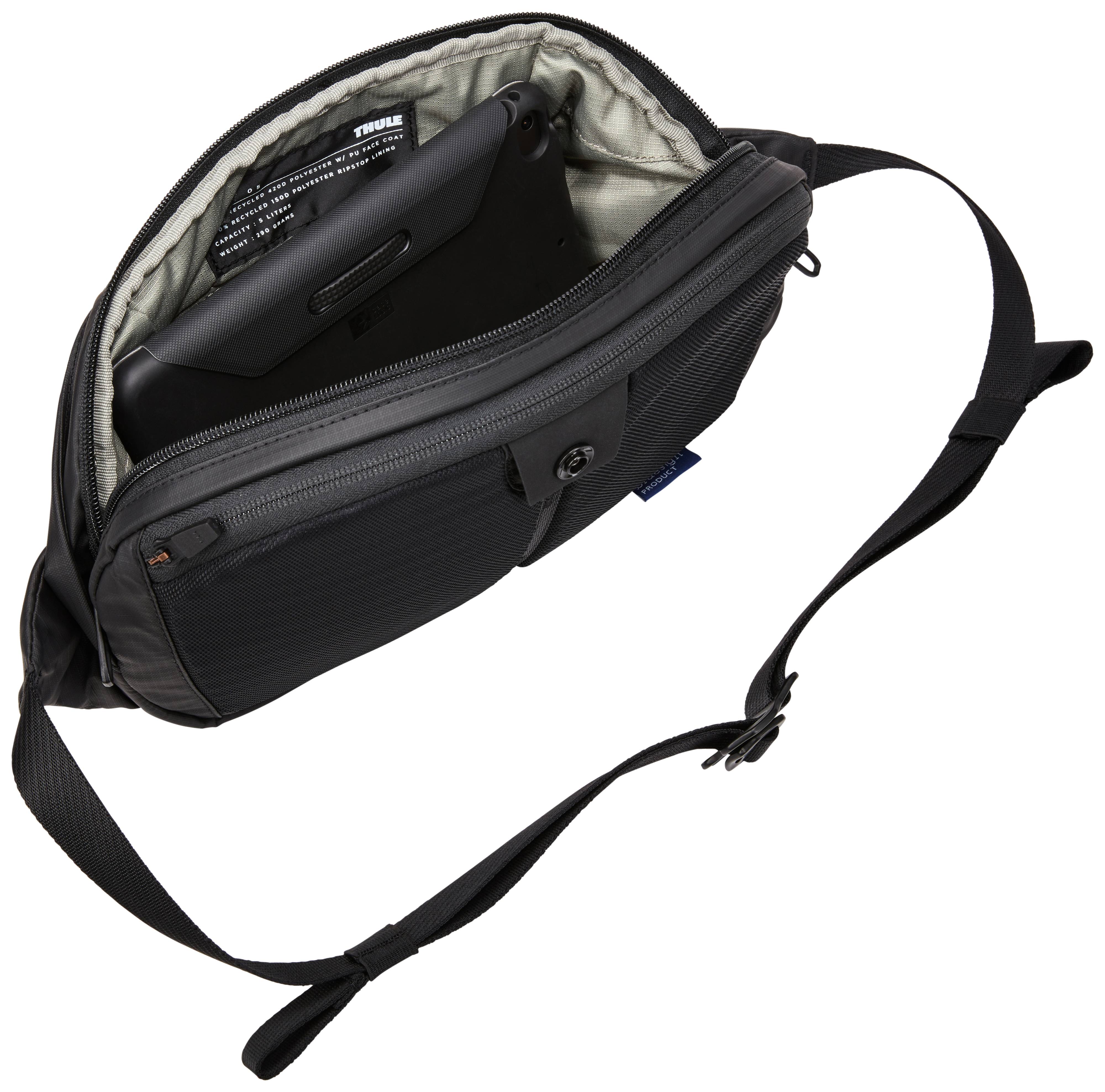 Rca Informatique - image du produit : TACT CROSSBODY 5L BLACK