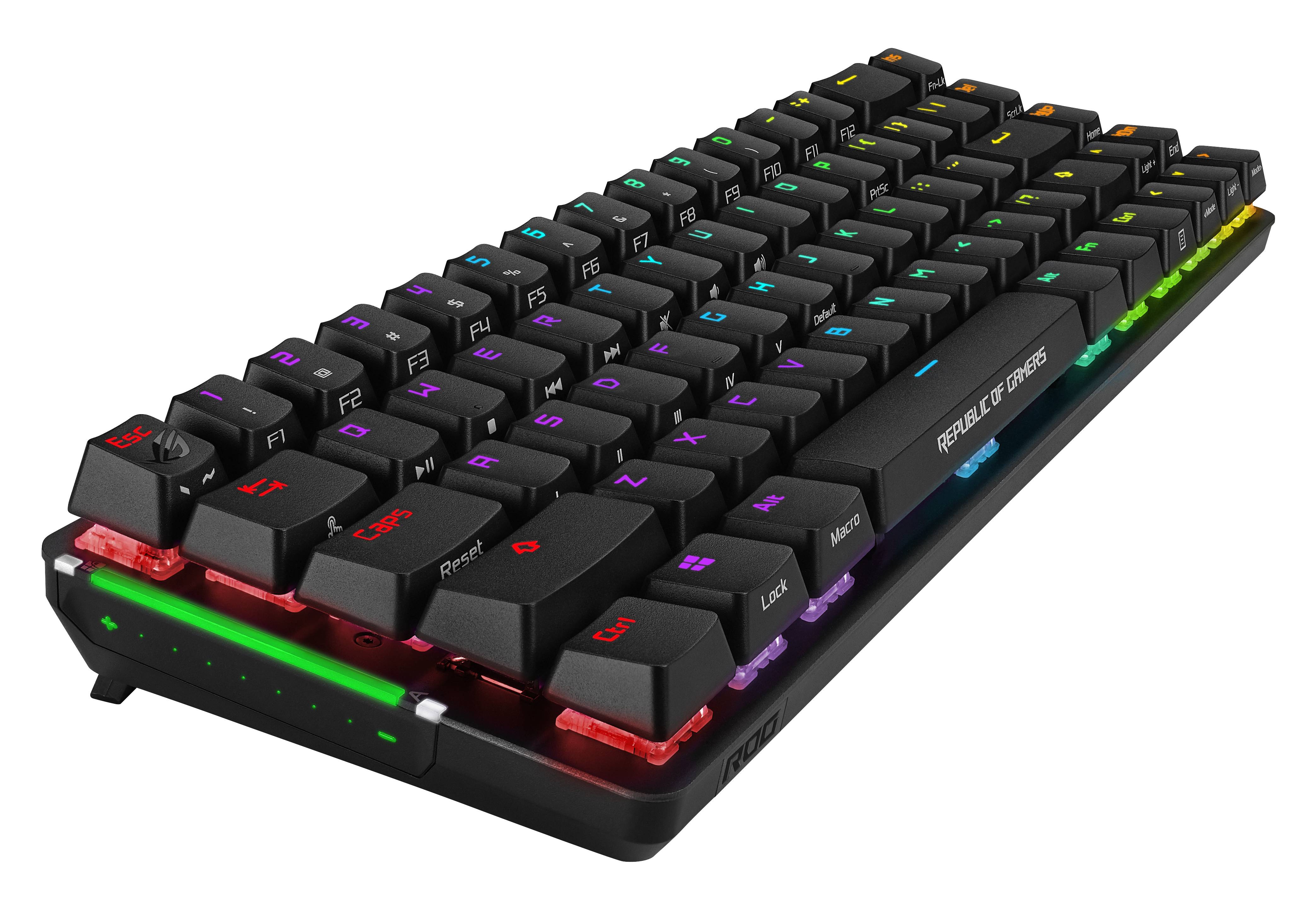 Rca Informatique - image du produit : ROG FALCHION WIRELESS MECHANICAL GAMING KEYBOARD WITH