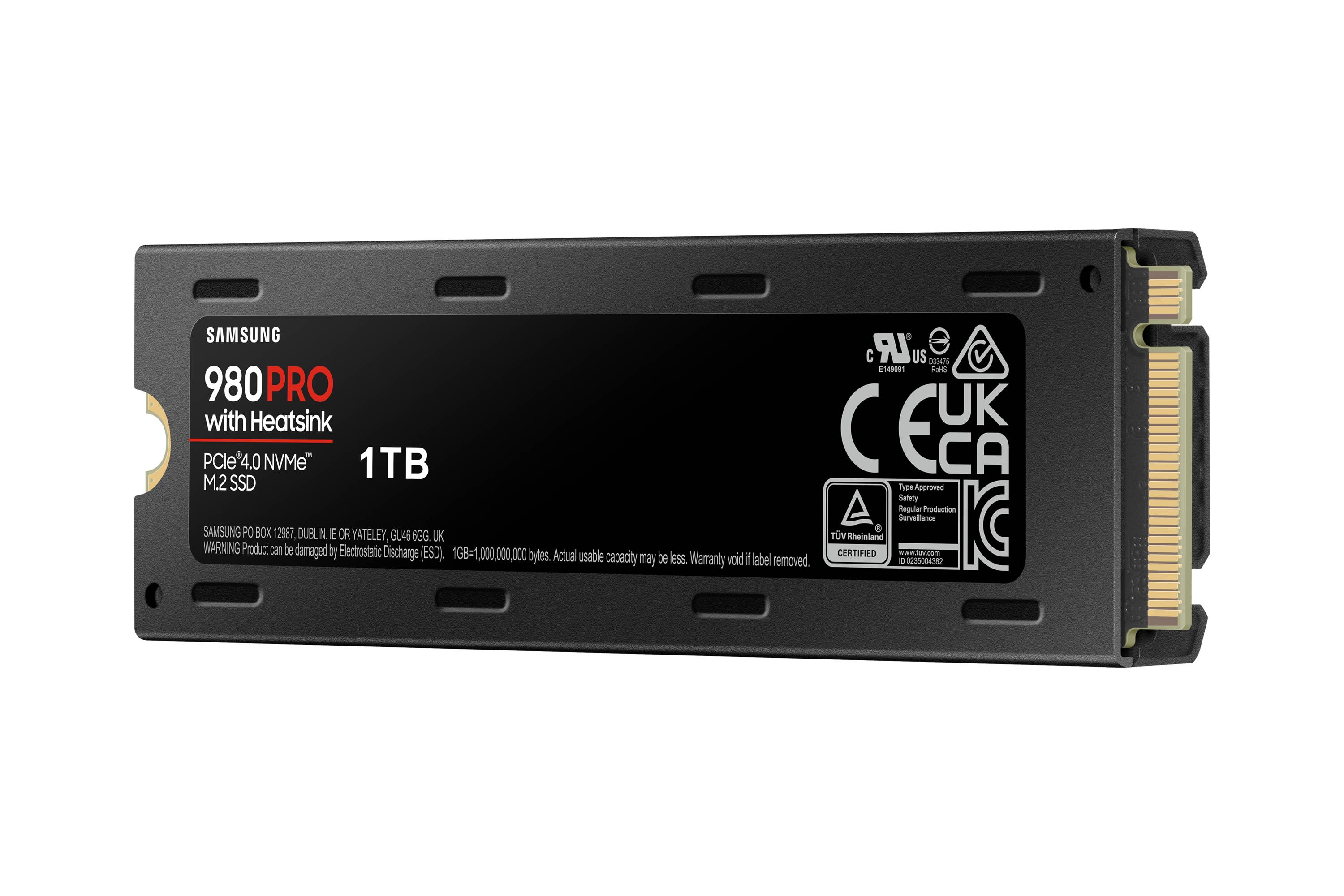 Rca Informatique - image du produit : SSD 980 PRO M.2 1TB PCIE4.0X4 NVME 1.3 W/HEATSINK