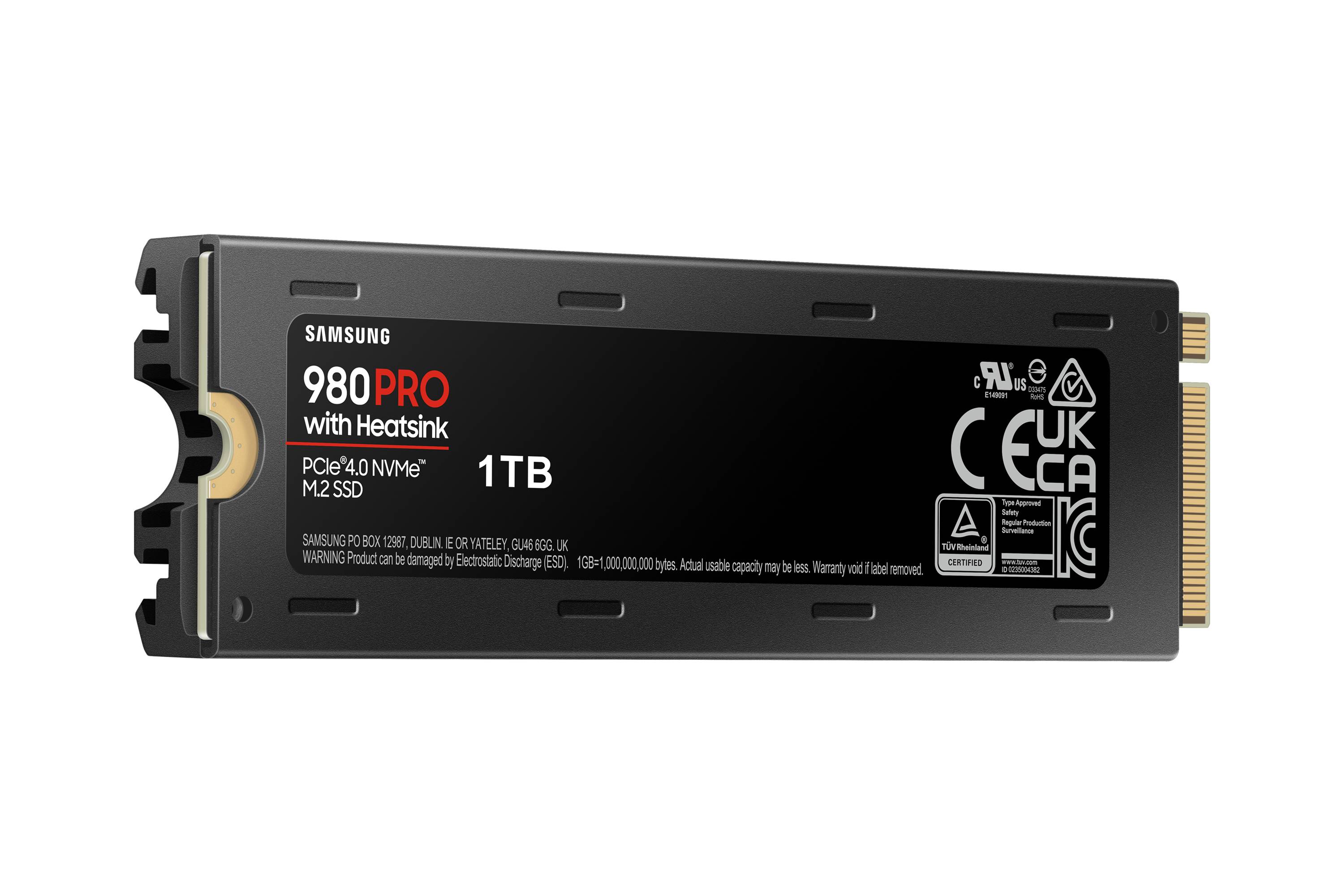 Rca Informatique - image du produit : SSD 980 PRO M.2 1TB PCIE4.0X4 NVME 1.3 W/HEATSINK