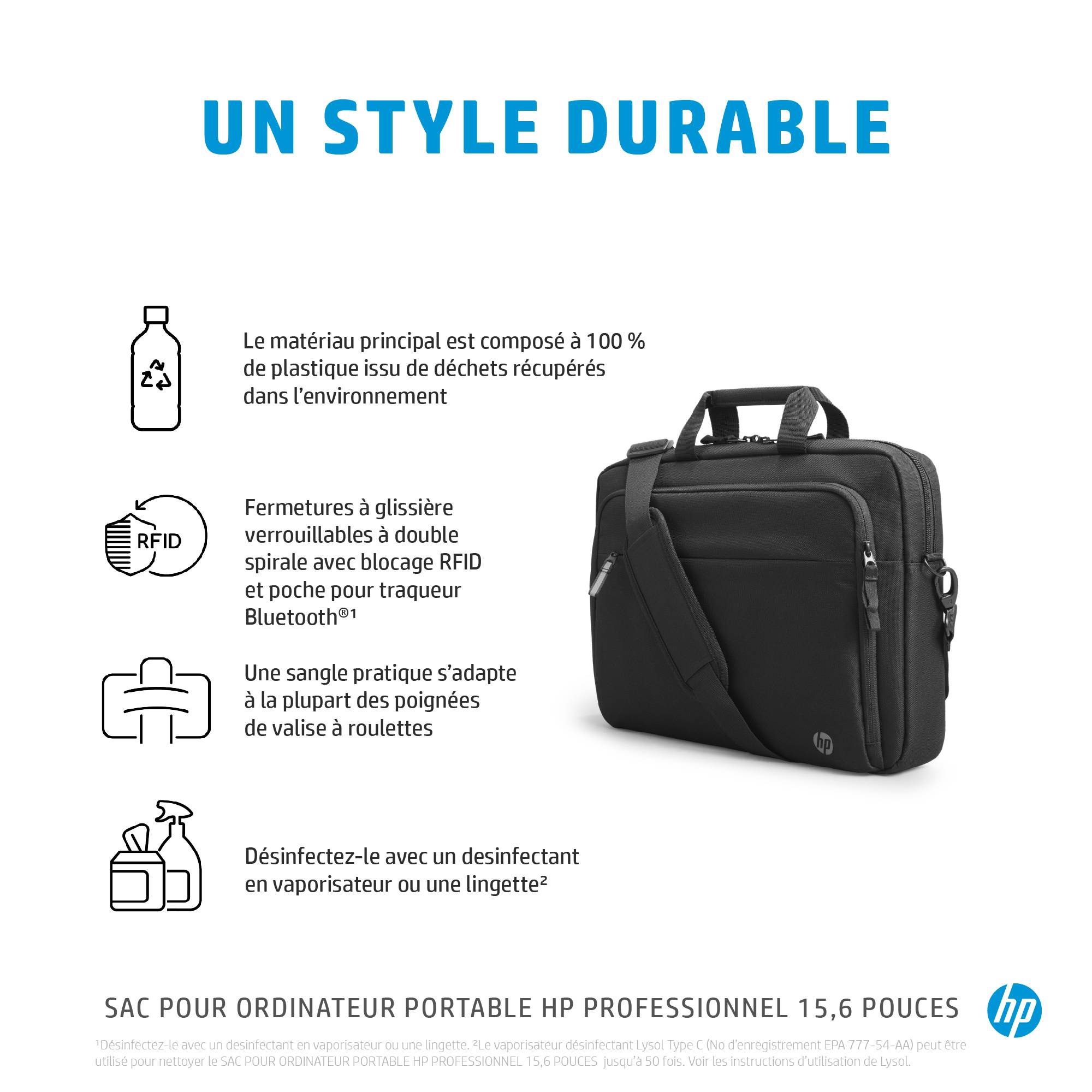 Rca Informatique - image du produit : PROF 15.6 LAPTOP BAG