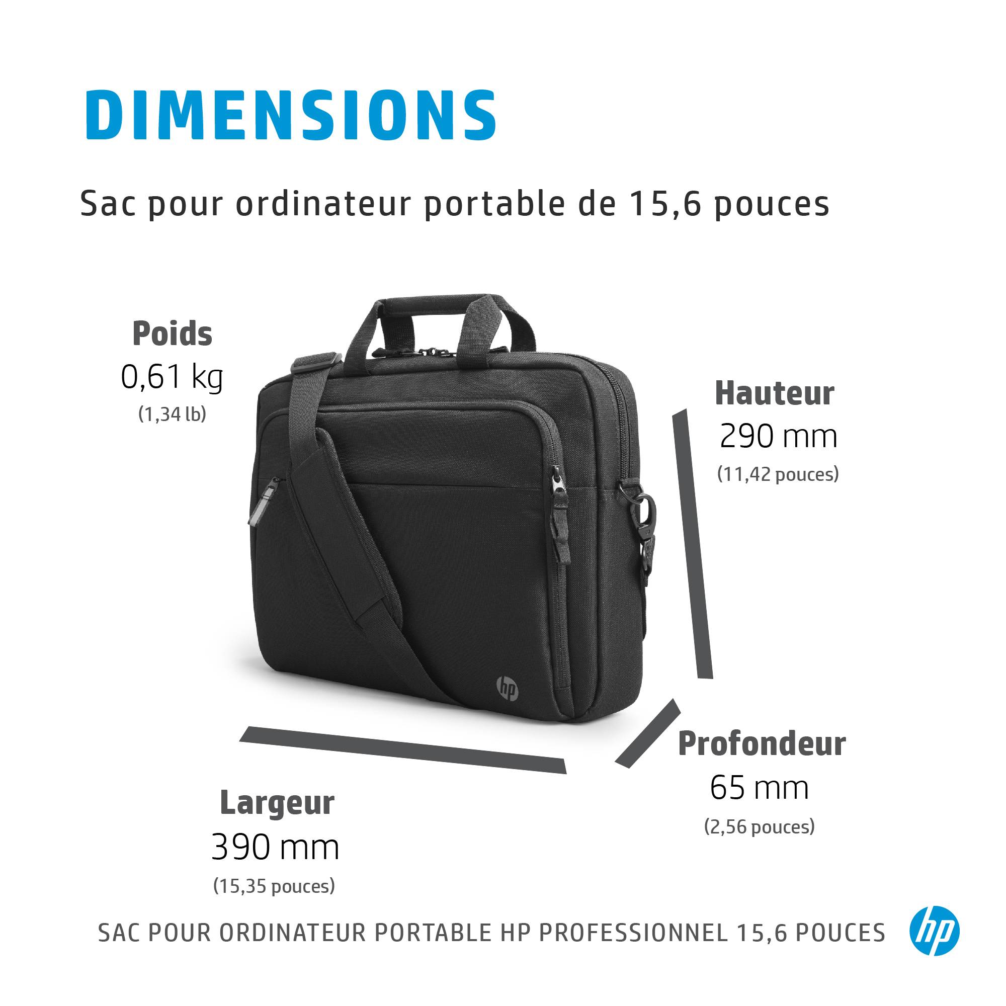 Rca Informatique - image du produit : PROF 15.6 LAPTOP BAG