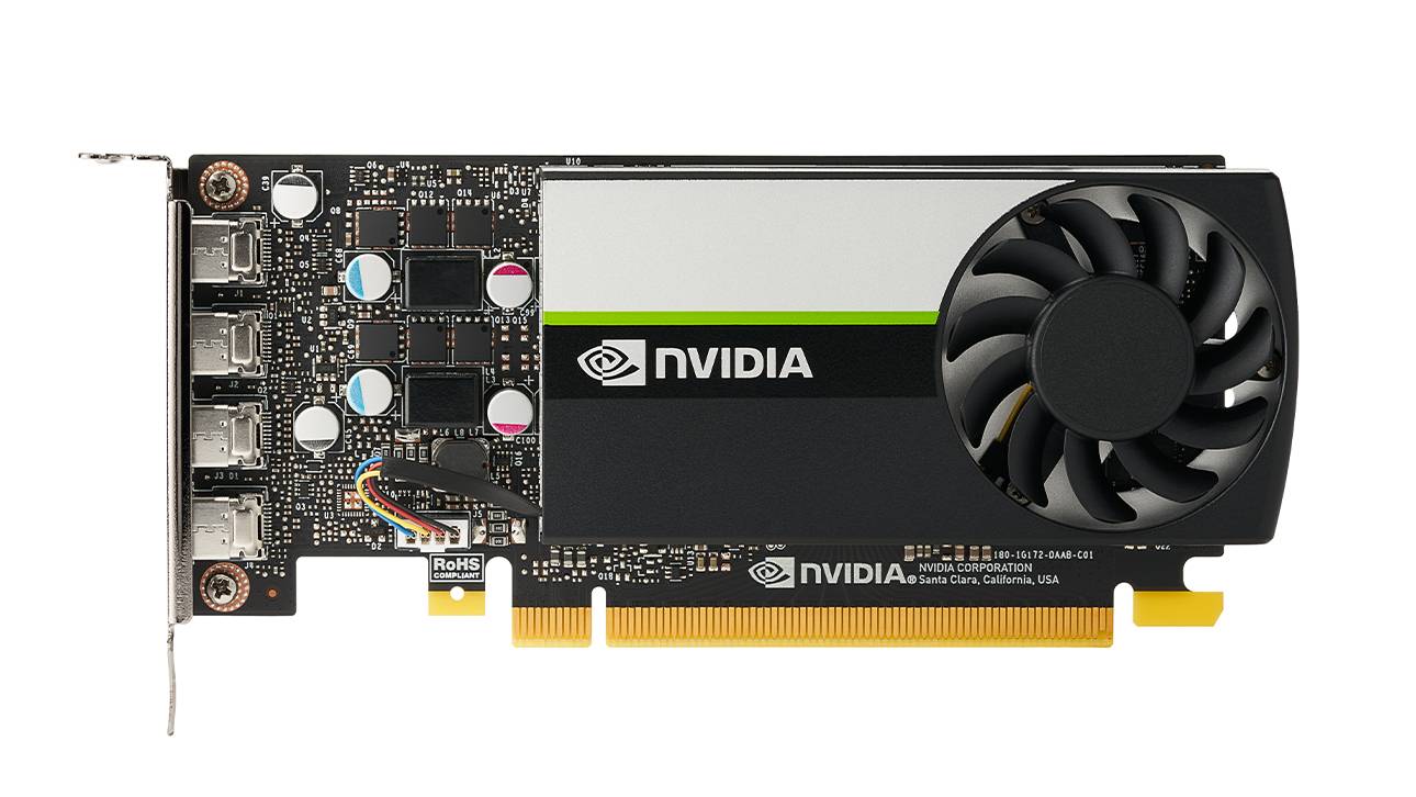 Rca Informatique - image du produit : KITNVIDIA T1000 4GB 4 MDP TO DP ADAPTER