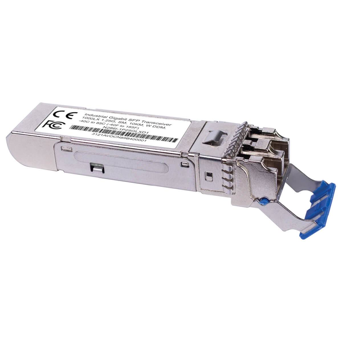 Rca Informatique - image du produit : IND GIG SFP TRNSCVR 1000BSE-LX SINGLEMODE -40 TO 85C 10 KM