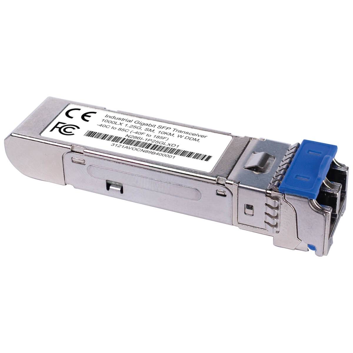 Rca Informatique - Image du produit : IND GIG SFP TRNSCVR 1000BSE-LX SINGLEMODE -40 TO 85C 10 KM