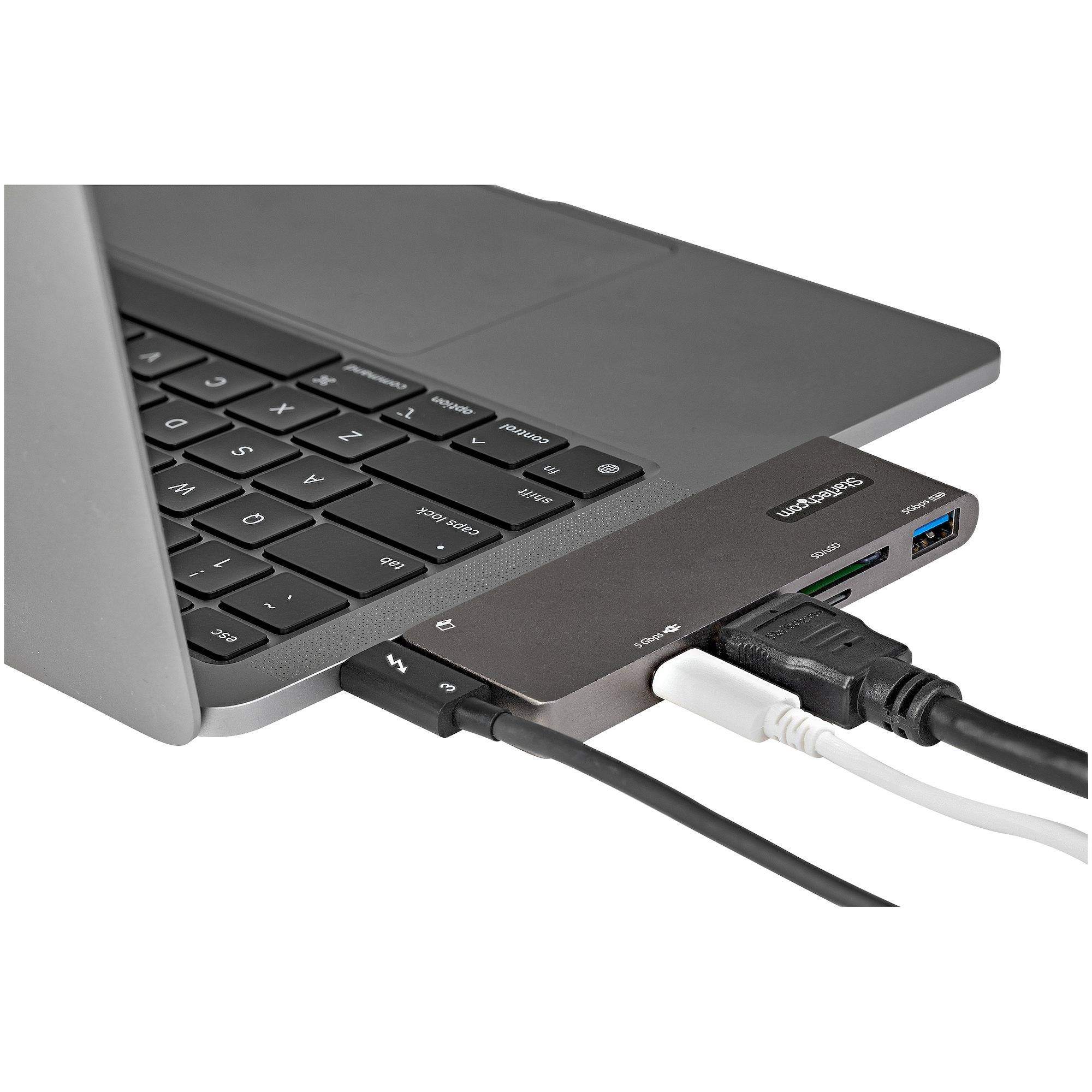 Rca Informatique - image du produit : USB-C TO 4K HDMI/PD/SD/USB - MAC MULTIPORT ADAPTER 60HZ