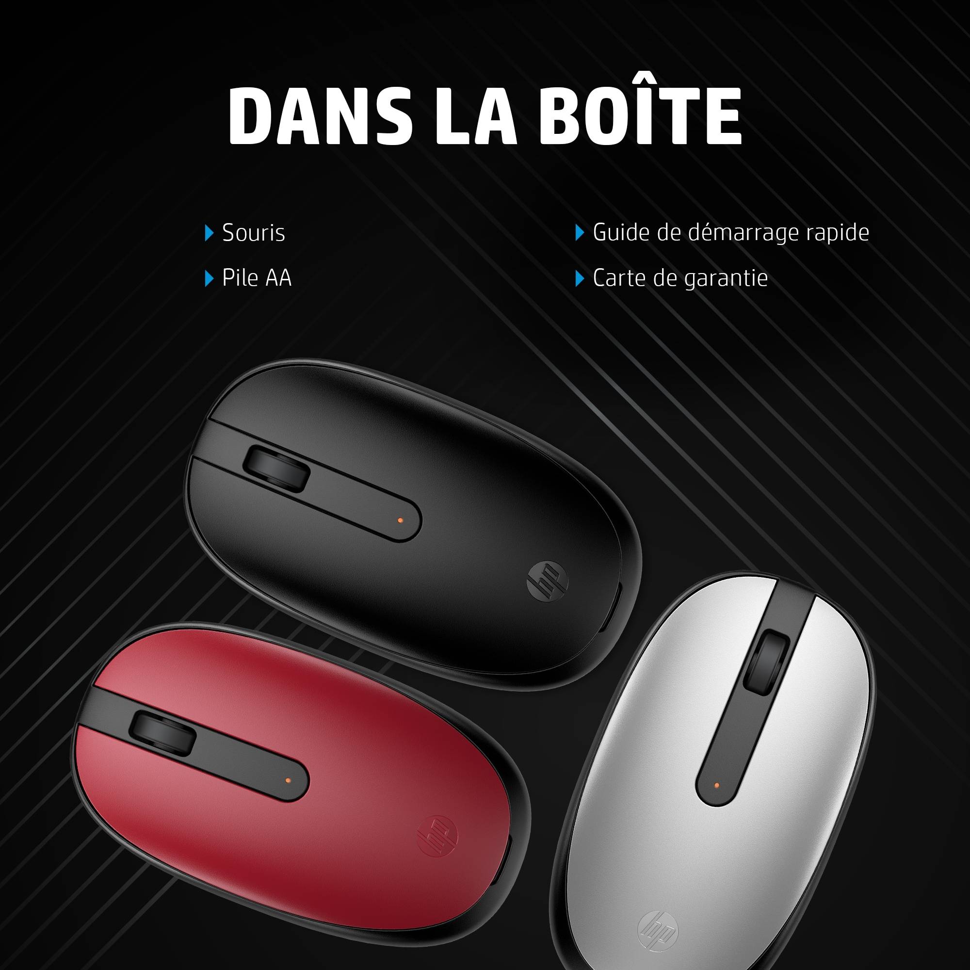 Rca Informatique - image du produit : HP 240 BLUETOOTH MOUSE BLACK