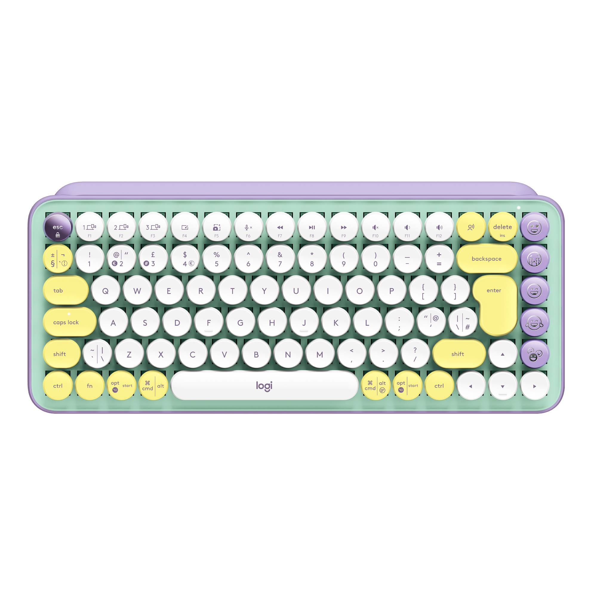 Rca Informatique - image du produit : POP KEYS WRLS MECH.KEYB. EMOJI DAYDREAM-MINT - ITA - MEDITER