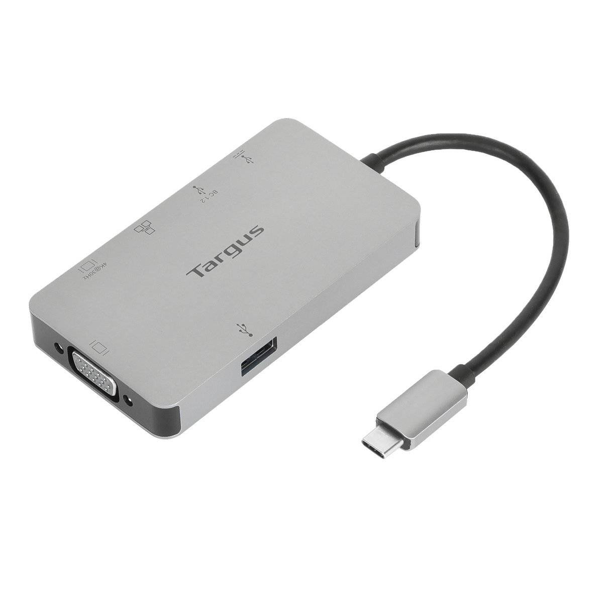 Rca Informatique - Image du produit : USB-C SINGLE VIDEO 4K HDMI/VGA DOCK 100W