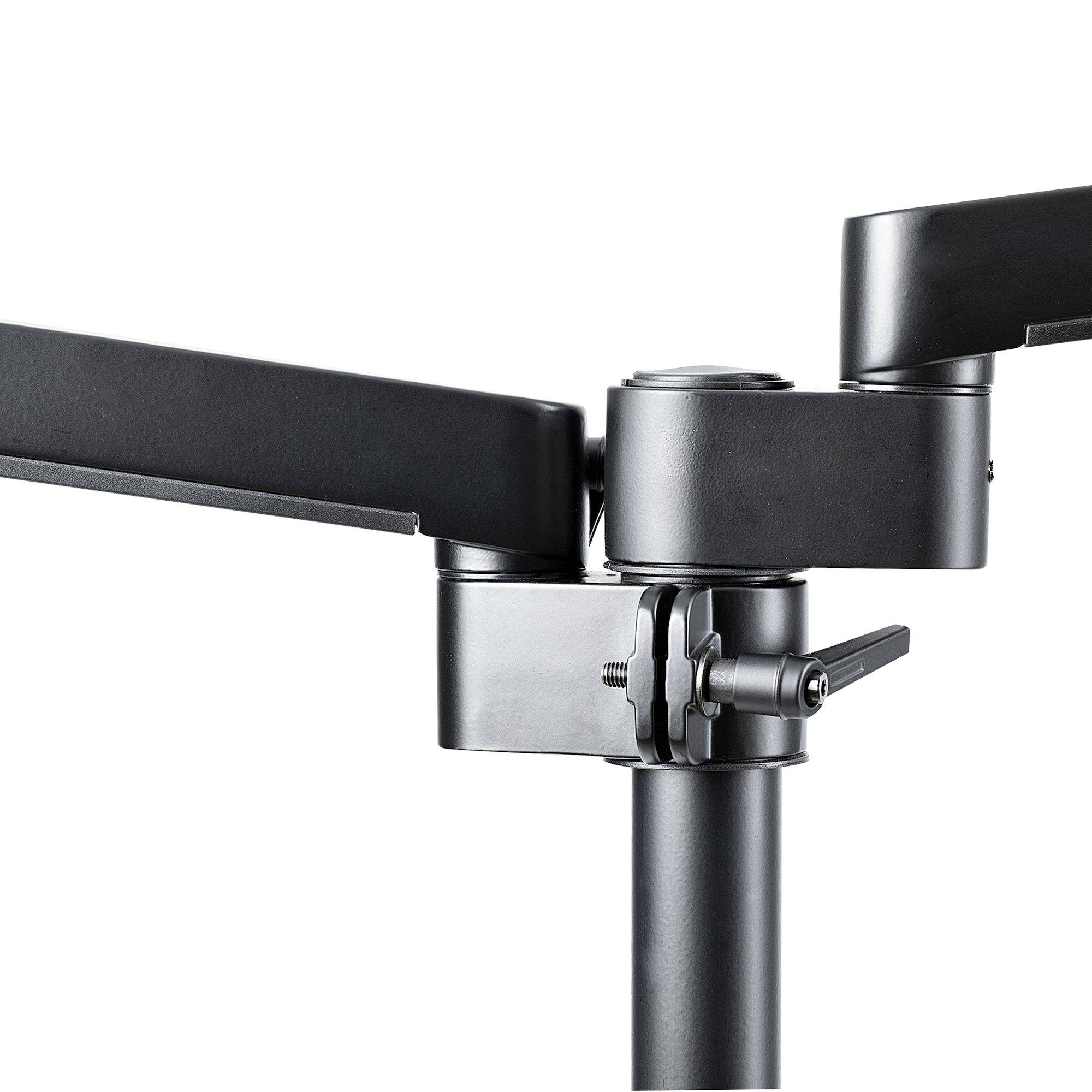 Rca Informatique - image du produit : DESK MOUNT DUAL MONITOR ARM - ARTICULATING MONITOR ARM