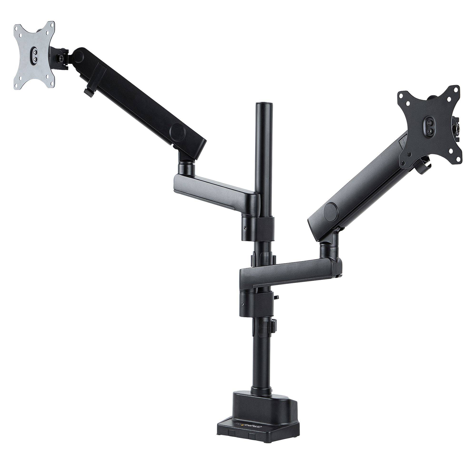 Rca Informatique - Image du produit : DESK MOUNT DUAL MONITOR ARM - ARTICULATING MONITOR ARM