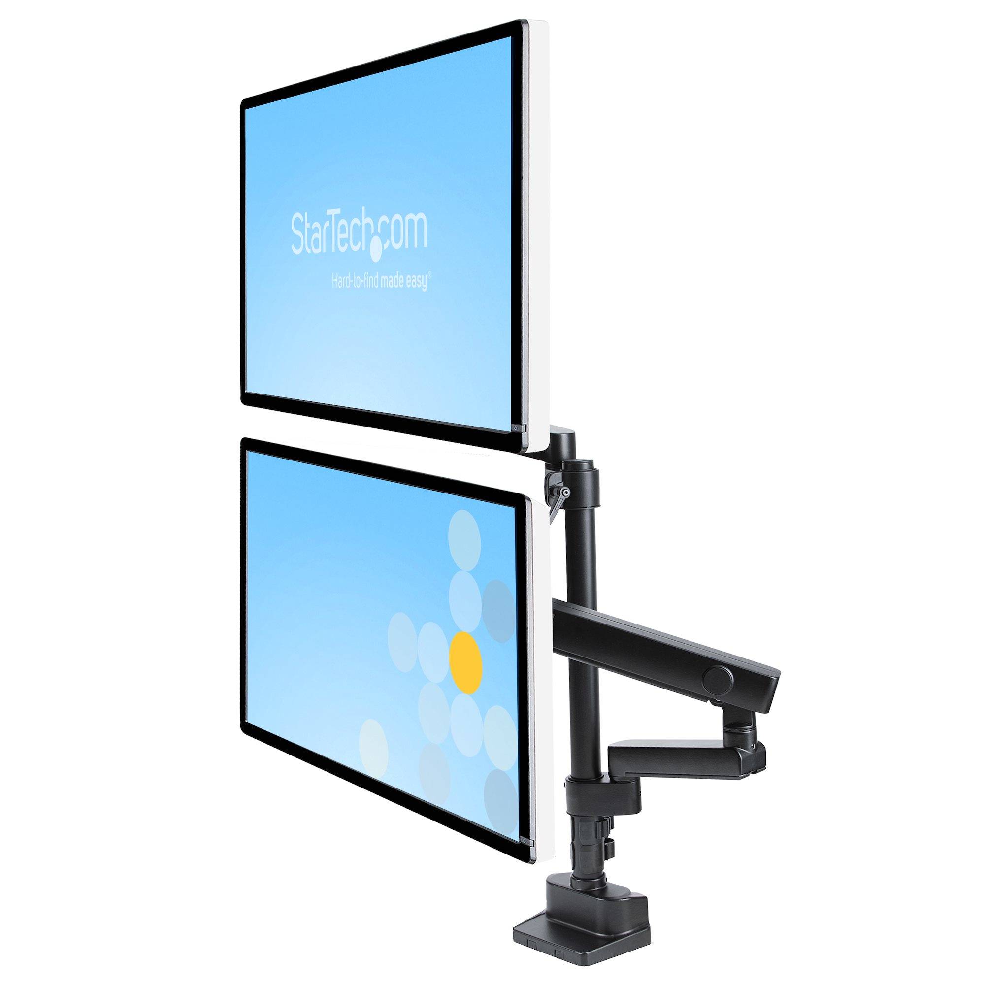 Rca Informatique - image du produit : DESK MOUNT DUAL MONITOR ARM - ARTICULATING MONITOR ARM