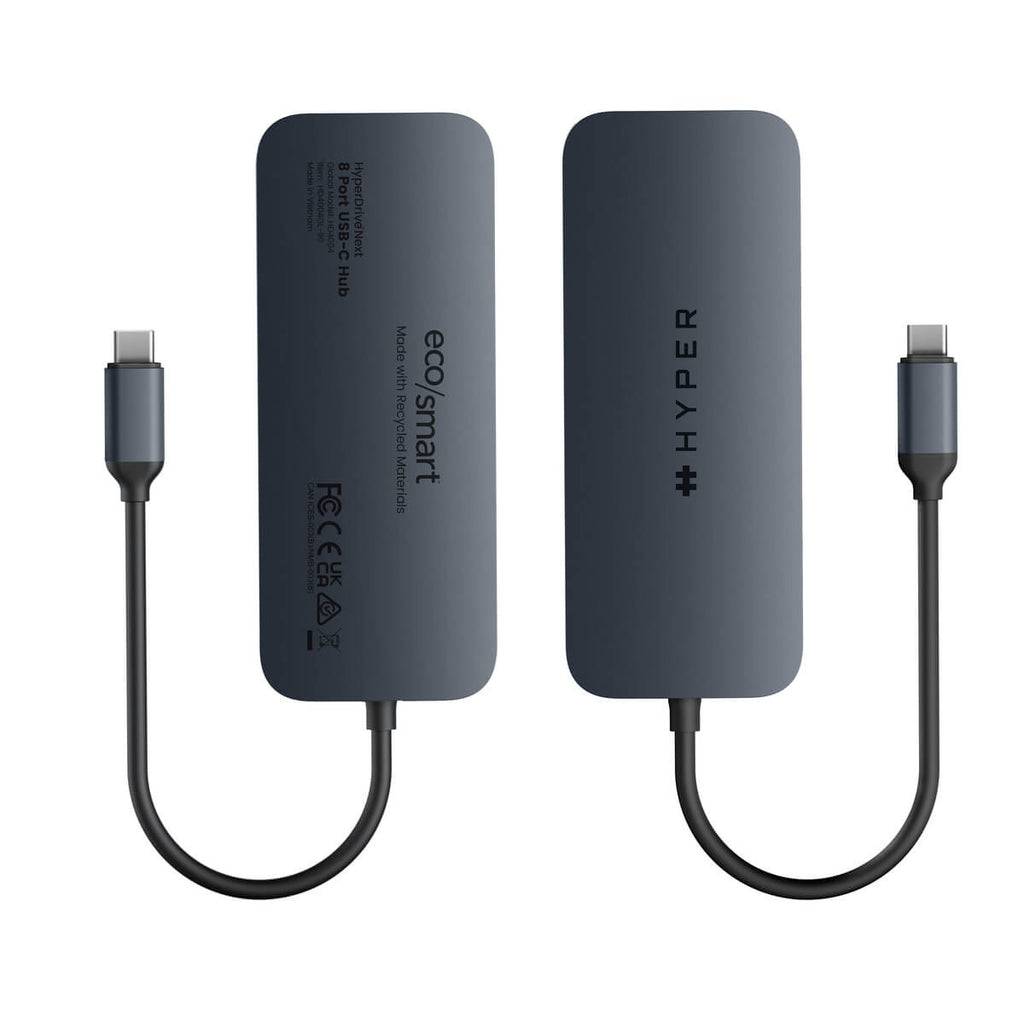 Rca Informatique - image du produit : HYPERDRIVE ECOSMART GEN.2 UNIVERSAL USB-C 8-IN-1 HUB 140W