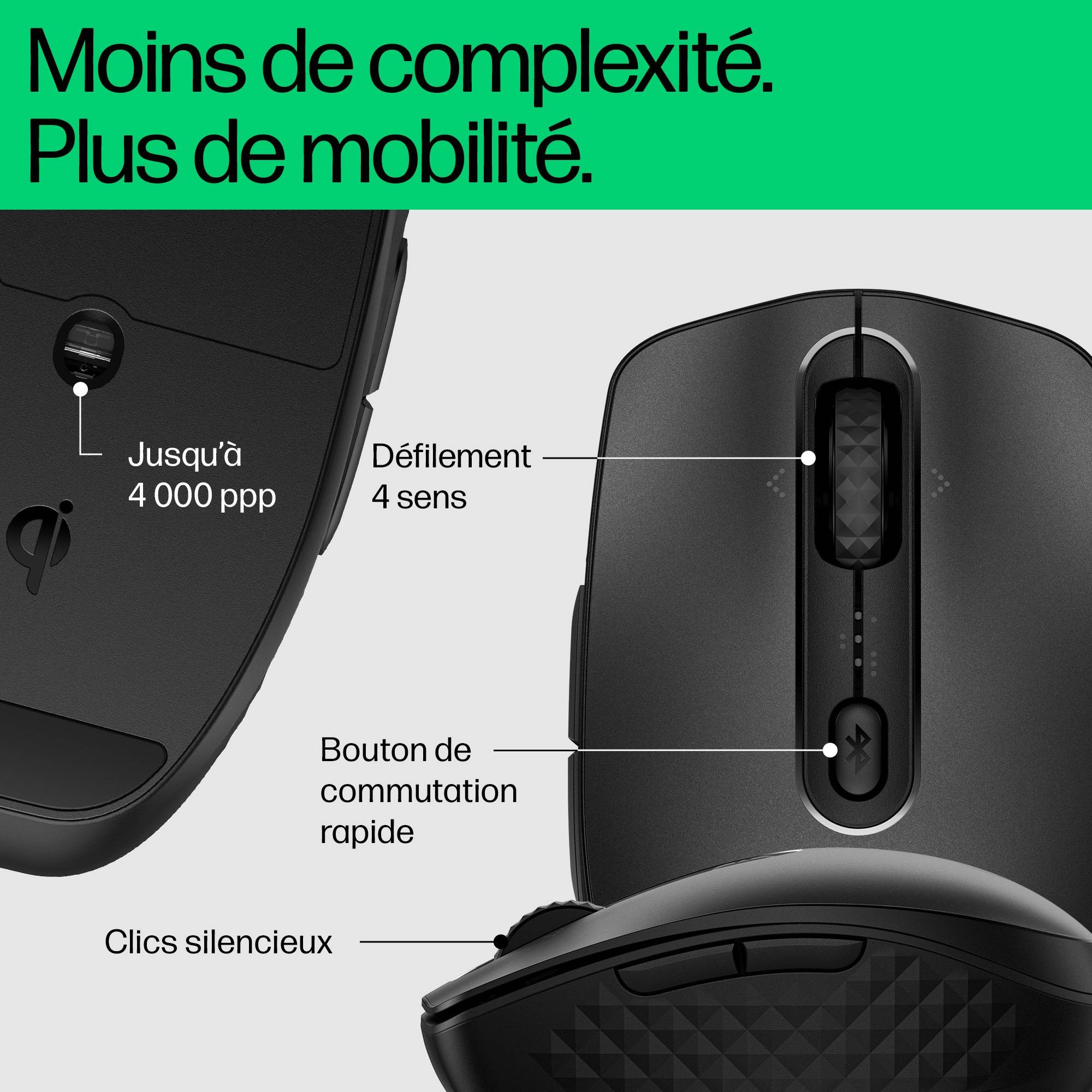 Rca Informatique - image du produit : 695 QI-CHARGING WIRELESS MOUSE EMEA-INTL ENGLISH LOC-EURO PLUG