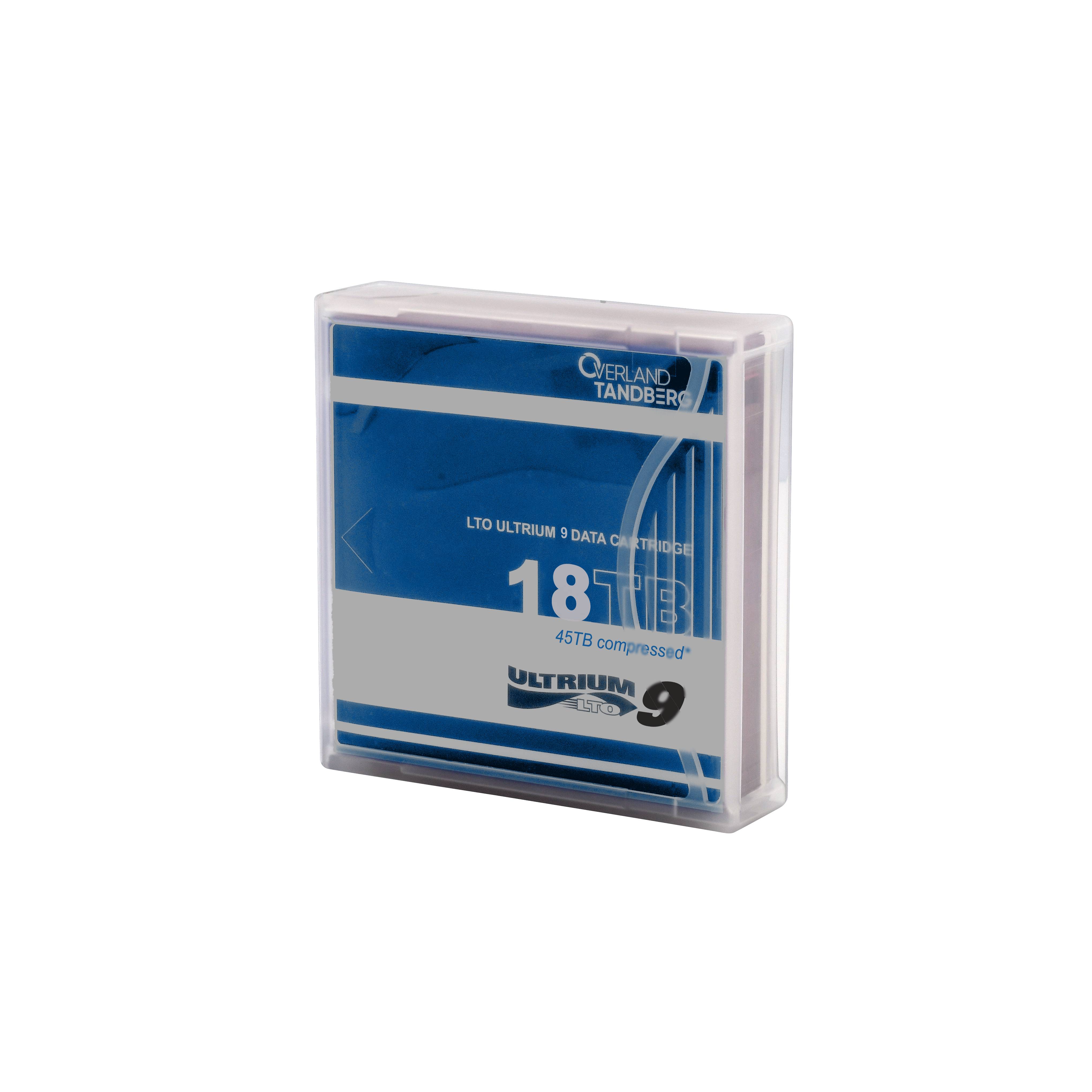 Rca Informatique - Image du produit : LTO-9 DATA CARTRIDGE 18TB/45TB PRE-LABELED WITH CASE