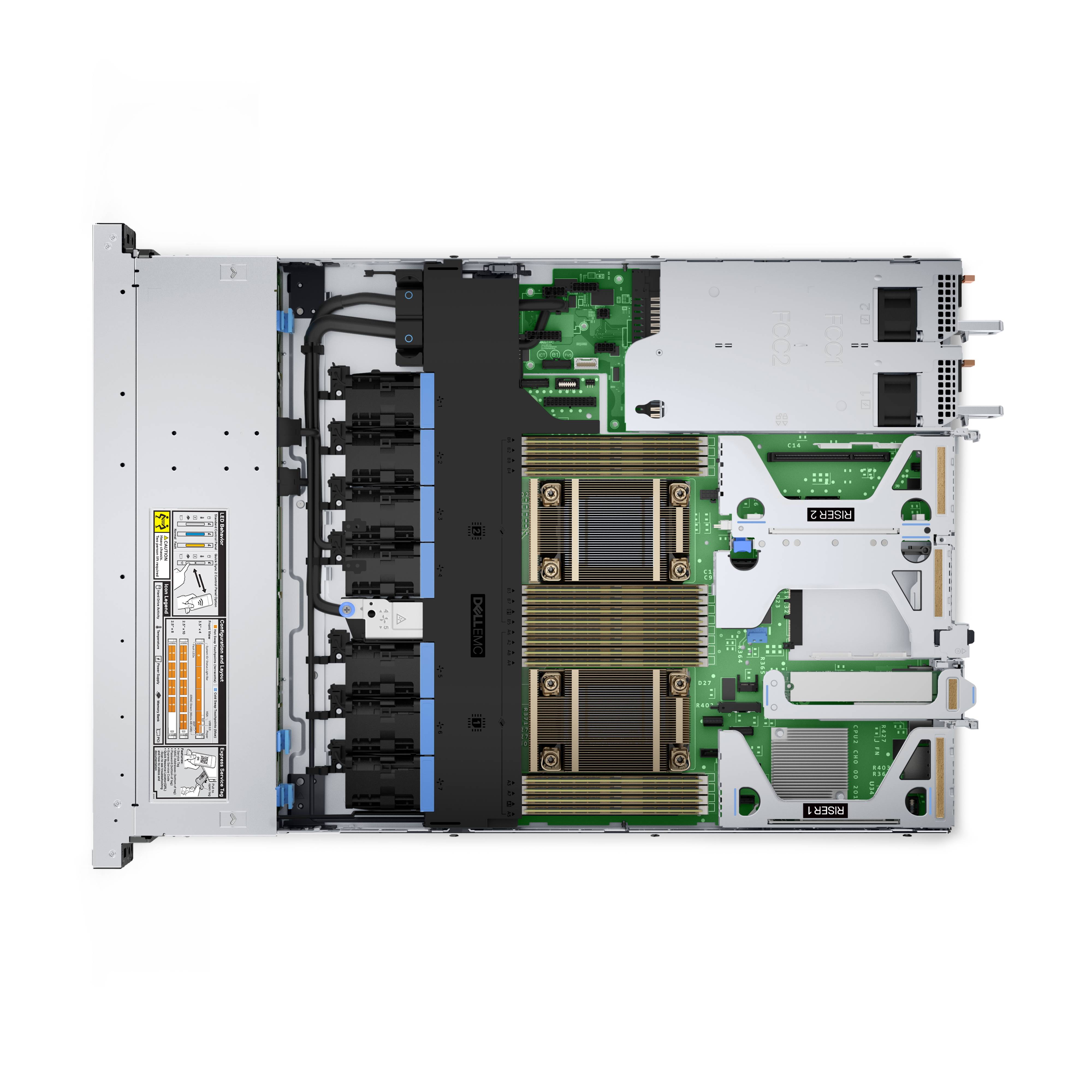 Rca Informatique - image du produit : DELL POWEREDGE R450 SMART SELECTION 8X2.5IN XEON 4309Y 1X1