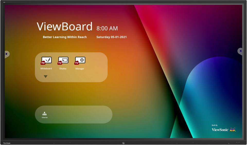 Rca Informatique - image du produit : VIEWBOARD 50SERIE TOUCHSCREEN 98IN UHD ANDROID 8.0 IR 350 NITS