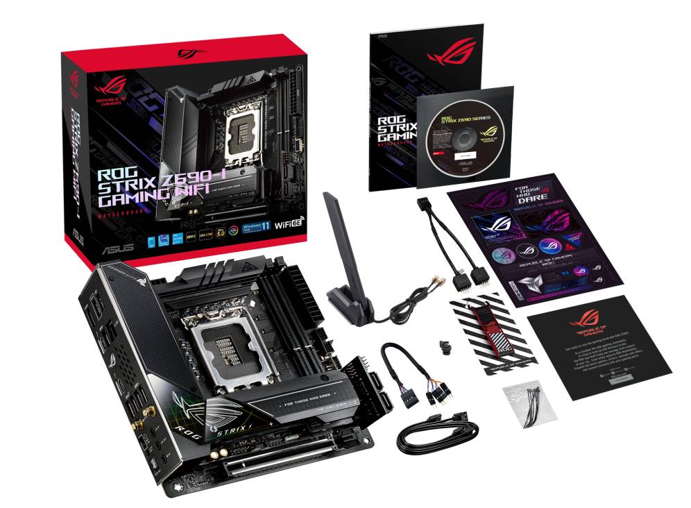 Rca Informatique - image du produit : ROG STRIX Z690-I GAMING WIFI .