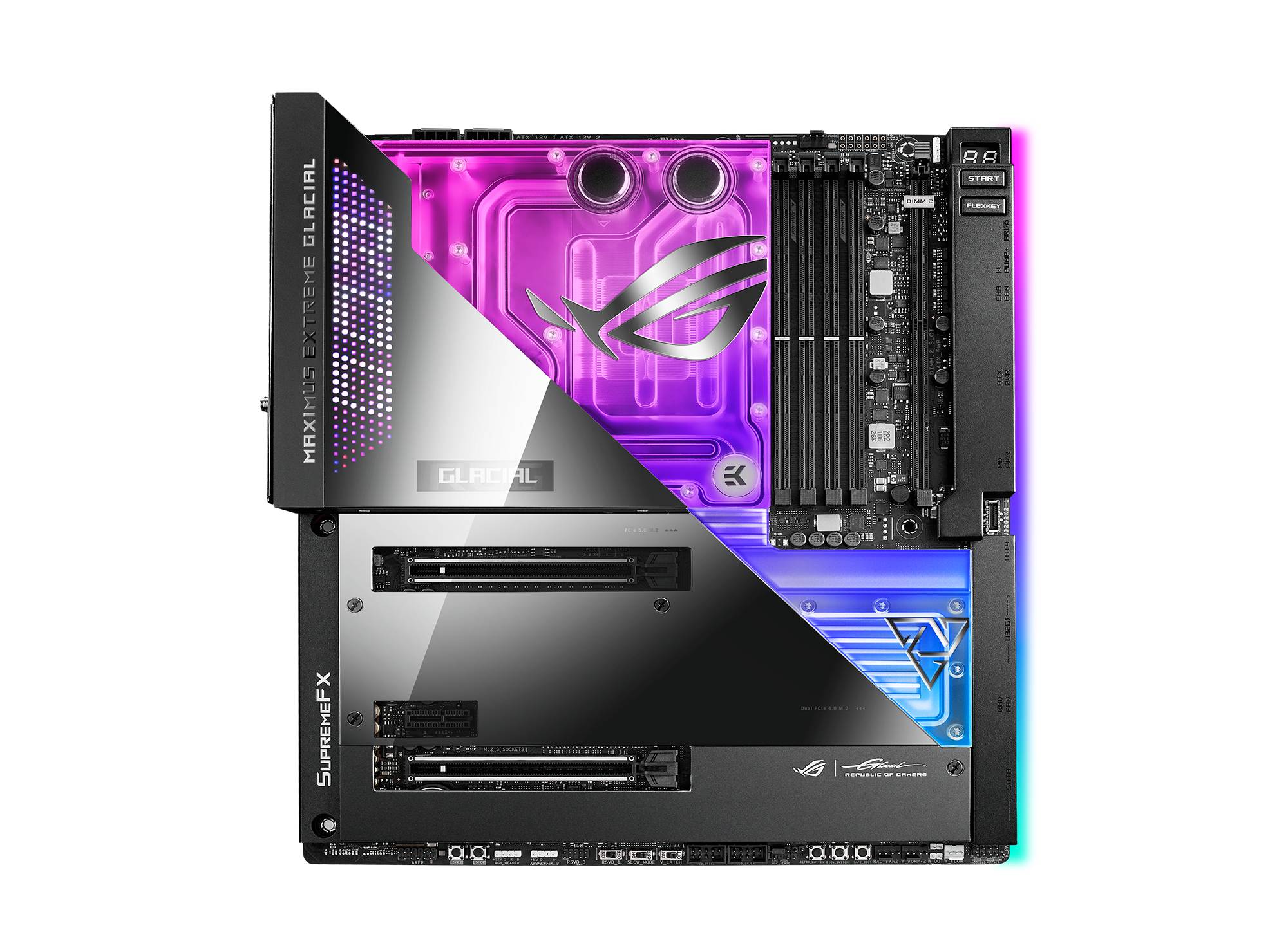 Rca Informatique - image du produit : ROG MAXIMUS Z690 EXTREME GLACIAL