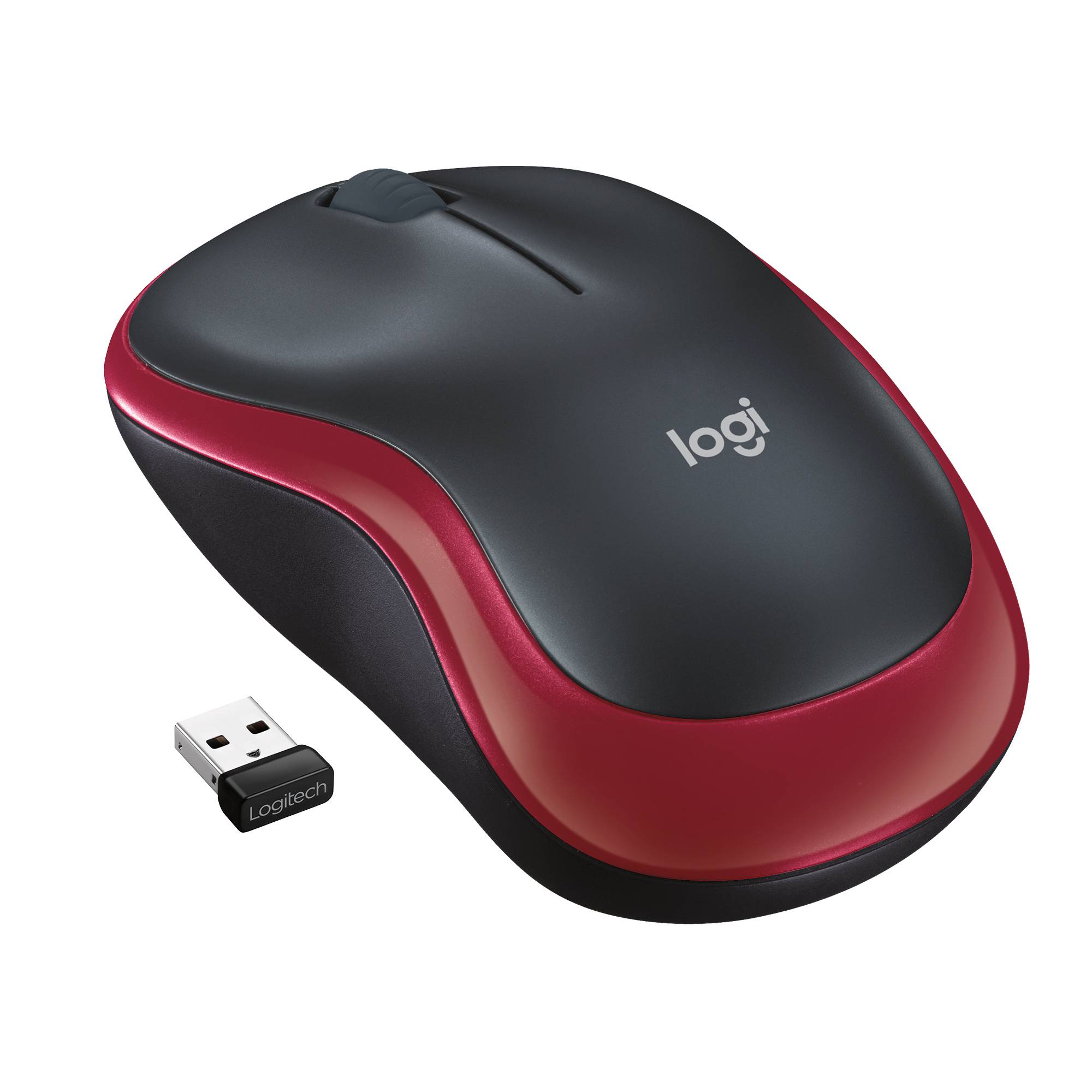 Rca Informatique - Image du produit : WIRELESS MOUSE M185 RED USB CORDLESS