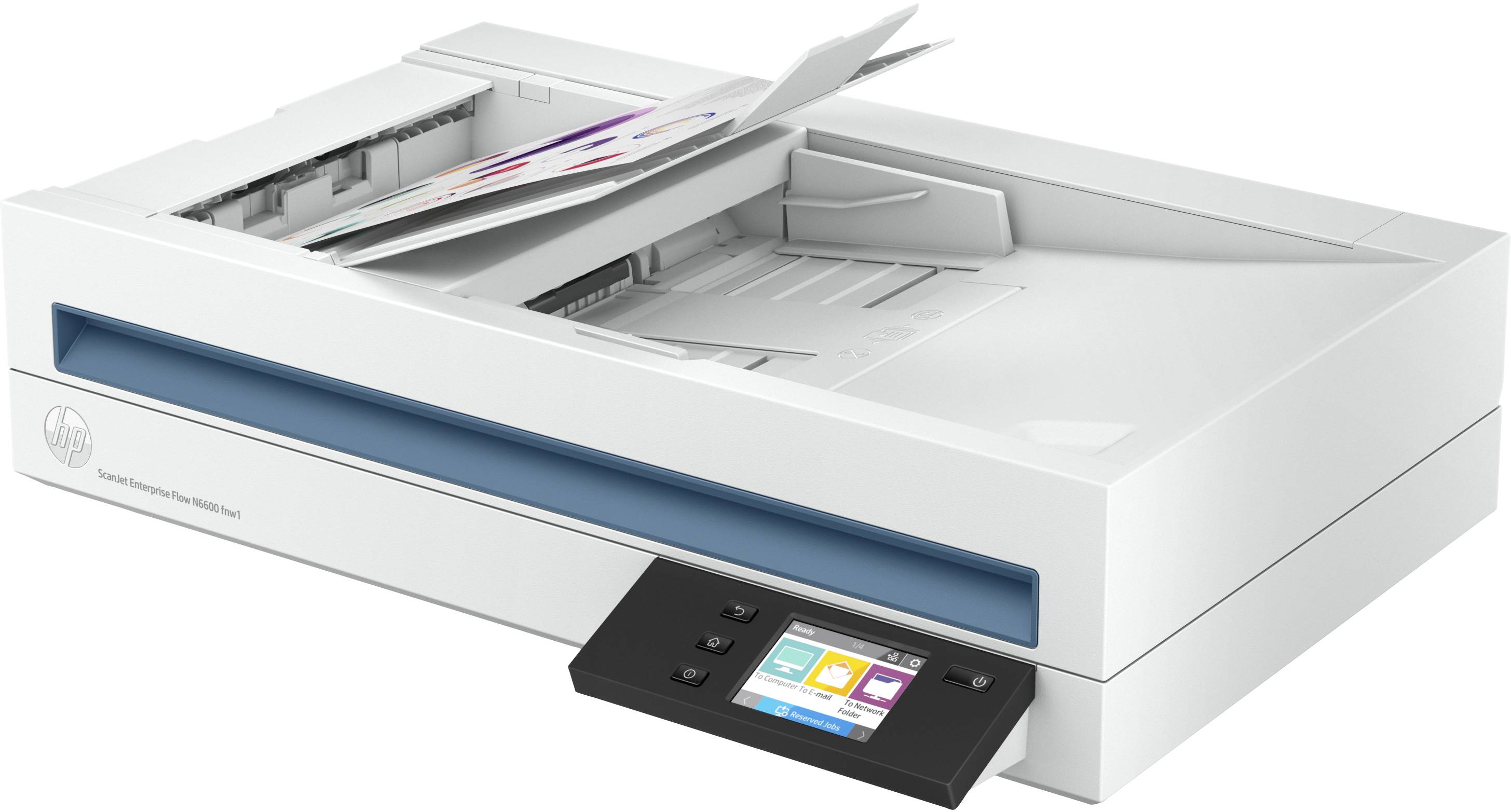 Rca Informatique - image du produit : HP SCANJET ENTERPRISE FLOW N6600 FNW1 FLATBEDSCANNER UP TO