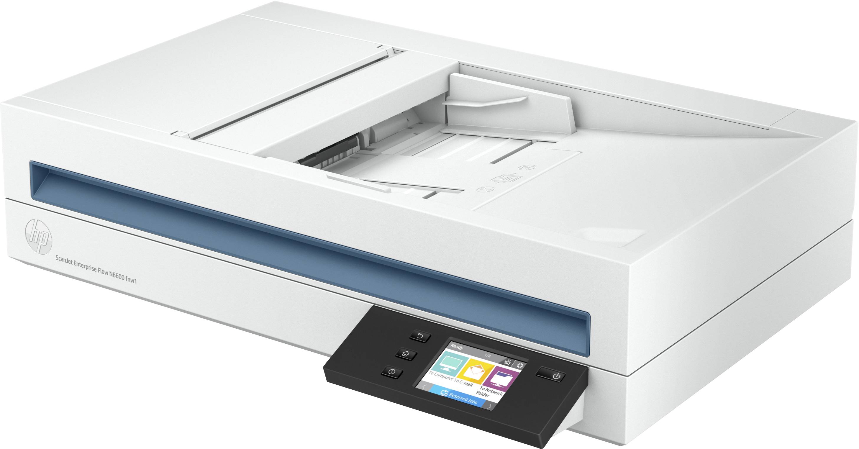 Rca Informatique - image du produit : HP SCANJET ENTERPRISE FLOW N6600 FNW1 FLATBEDSCANNER UP TO