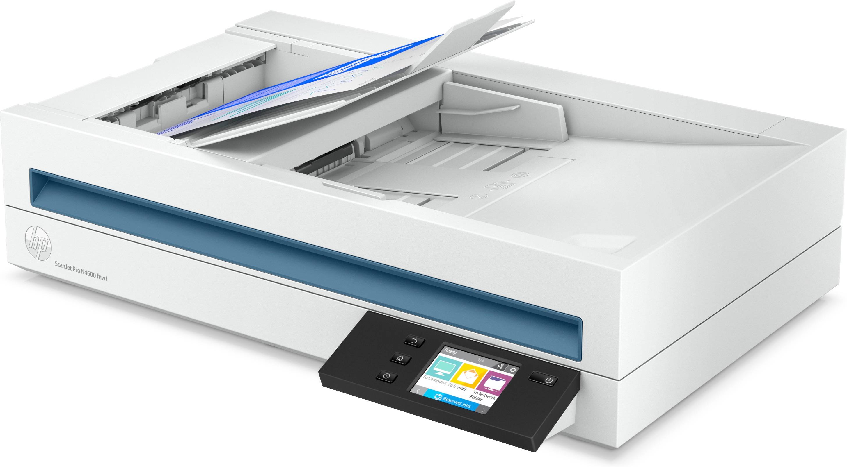 Rca Informatique - image du produit : HP SCANJET PRO N4600 FNW1 FLATBEDSCANNER UP TO 1200X1200DP