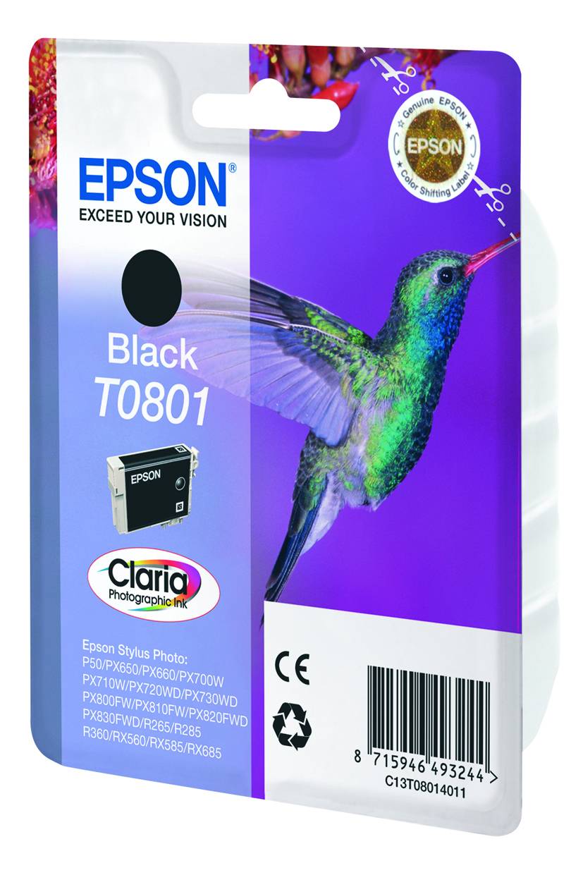 Rca Informatique - image du produit : COLIBRI  CLARIA BLACK F/EPSON STYLUS S22 SX125