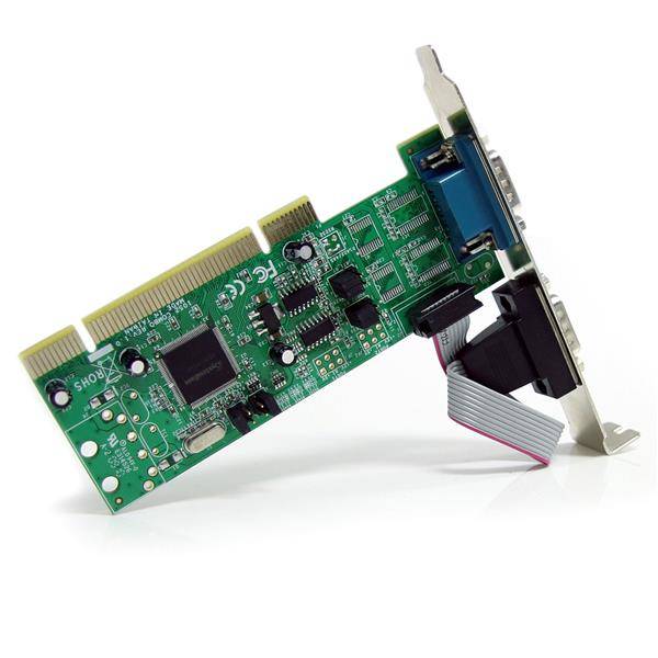 Rca Informatique - image du produit : CARTE ADAPTATEUR SERIE 2 PORTS PCI RS422/485 AVEC 161050