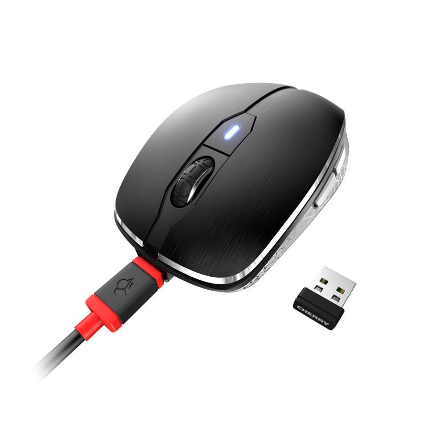 Rca Informatique - image du produit : CHERRYMW 8C ADVANCED WIRELESS MOUSE BLACK