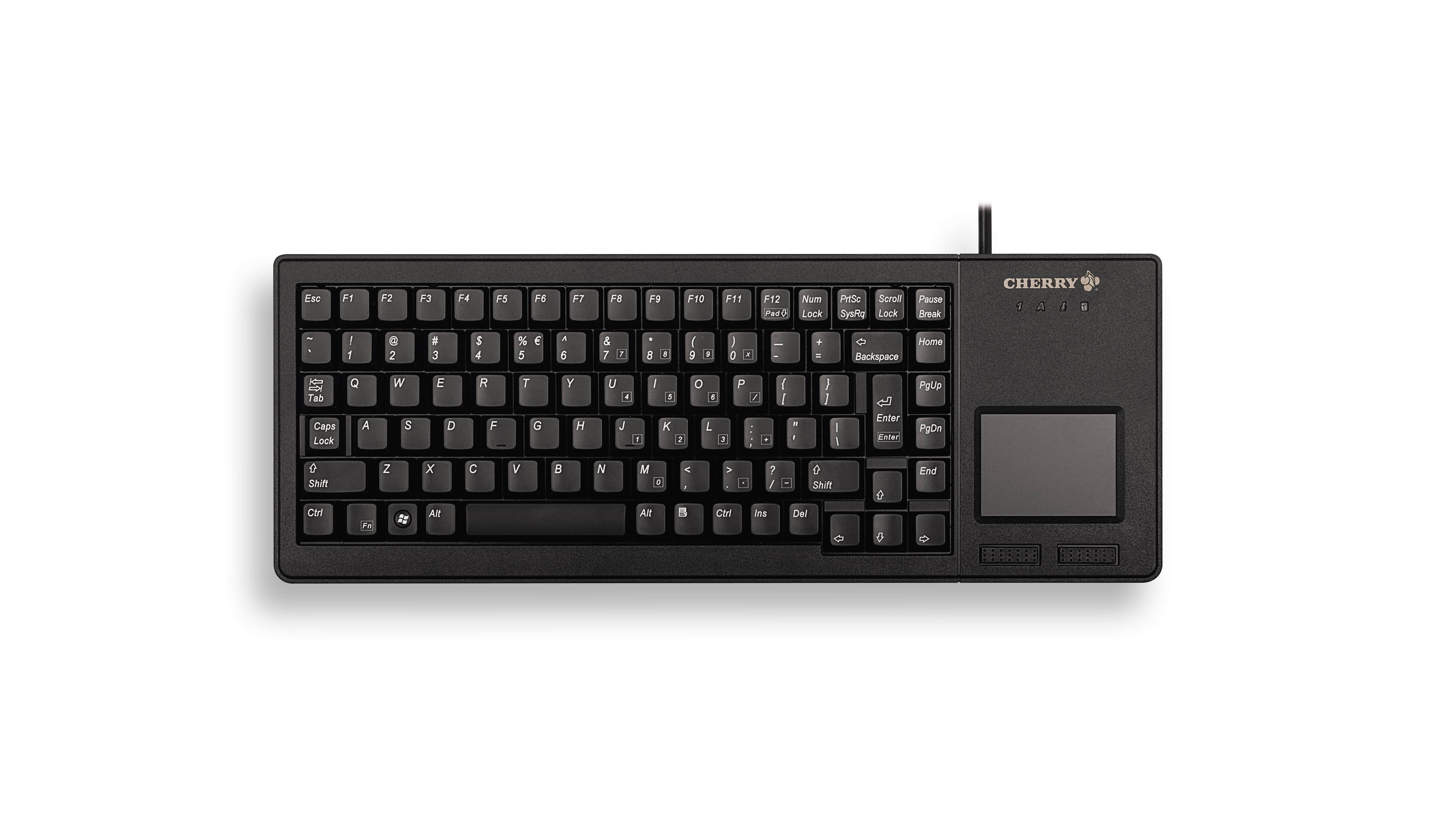 Rca Informatique - Image du produit : XS TOUCHPAD KEYBOARD BLACK USB FRENCH