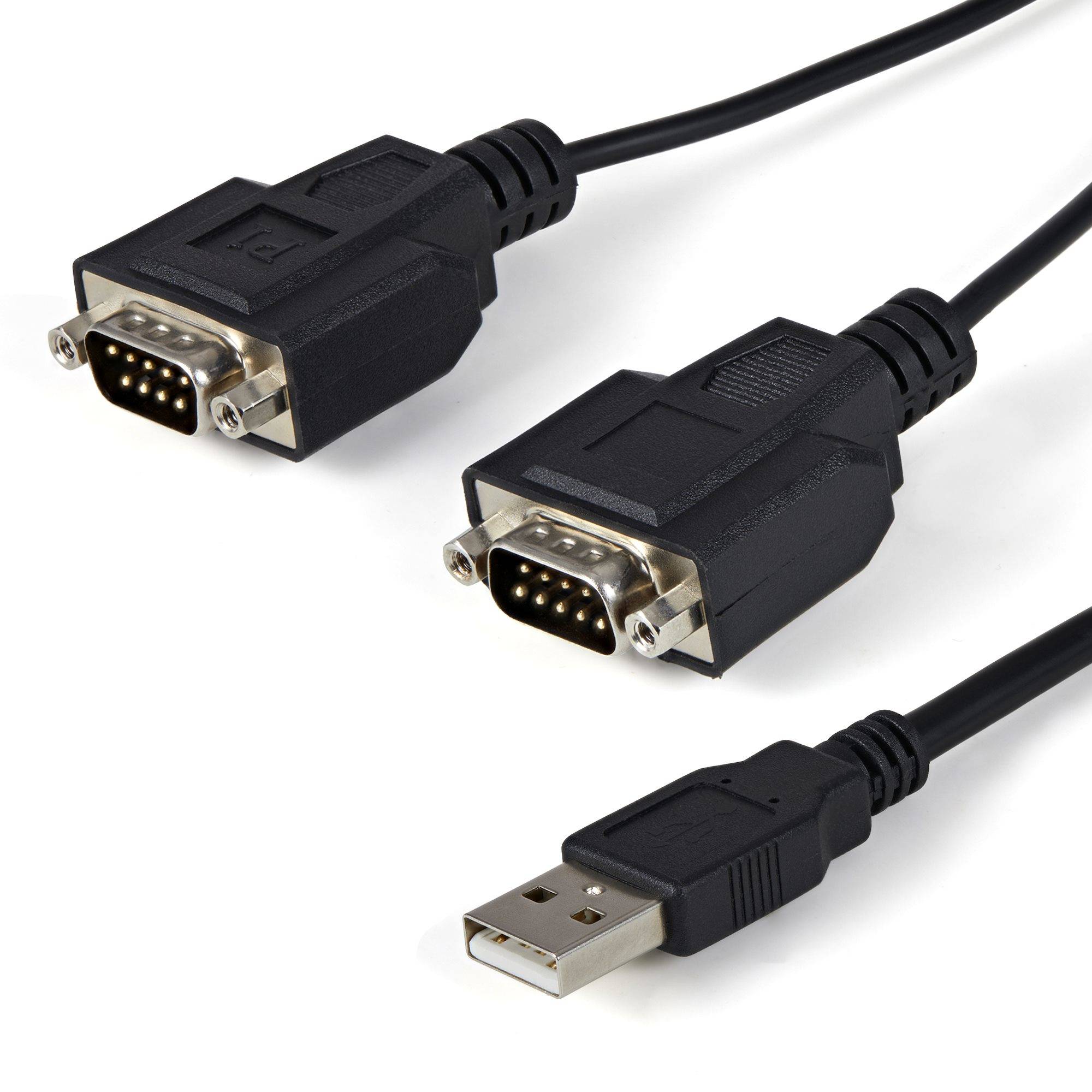 Rca Informatique - image du produit : CABLE ADAPTATEUR FTDI USB VERS SERIE 2 PORTS