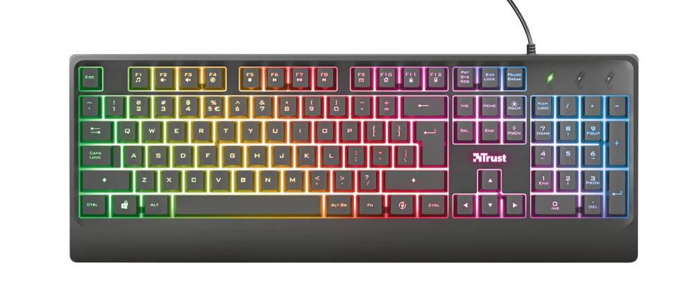 Rca Informatique - image du produit : ZIVA RAINBOW LED GAMING KEYBOARD BQ 20