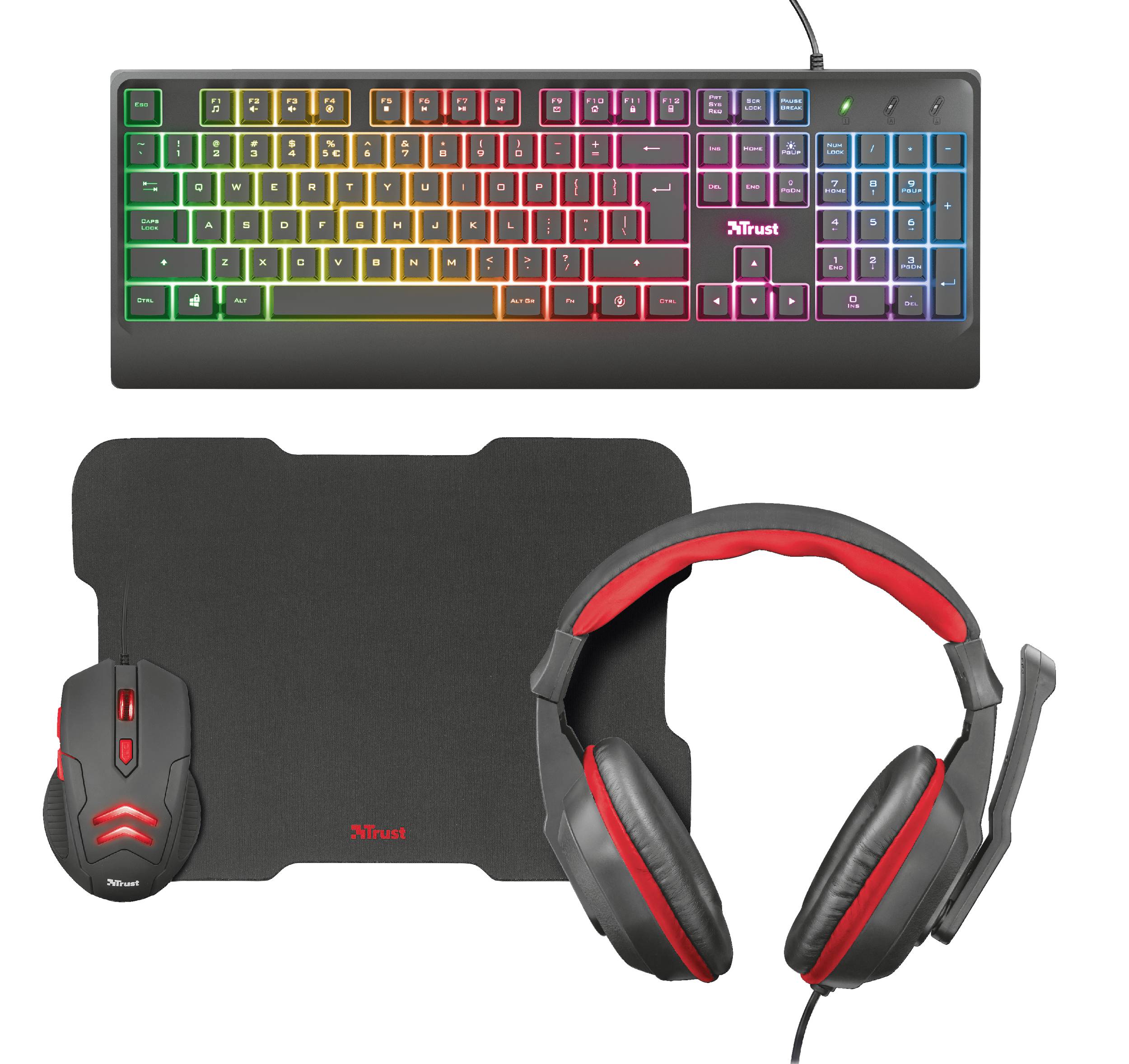 Rca Informatique - image du produit : PACK GAMING 4 EN 1 ZIVA