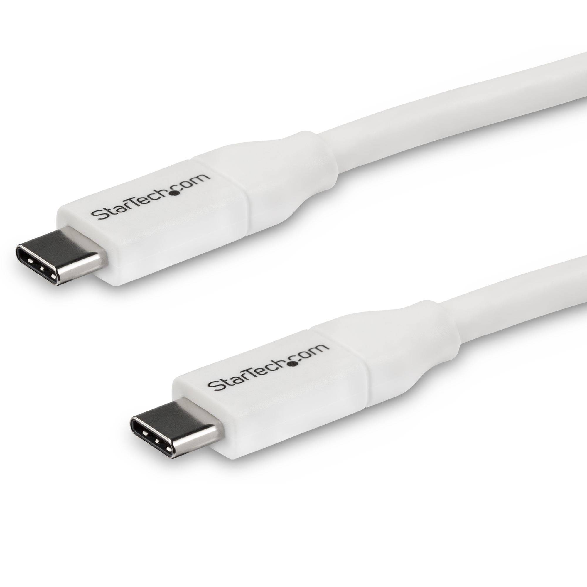 Rca Informatique - image du produit : 4M USB TYPE C CABLE WITH 5A PD-USB 2.0 - USB-IF CERTIFIED