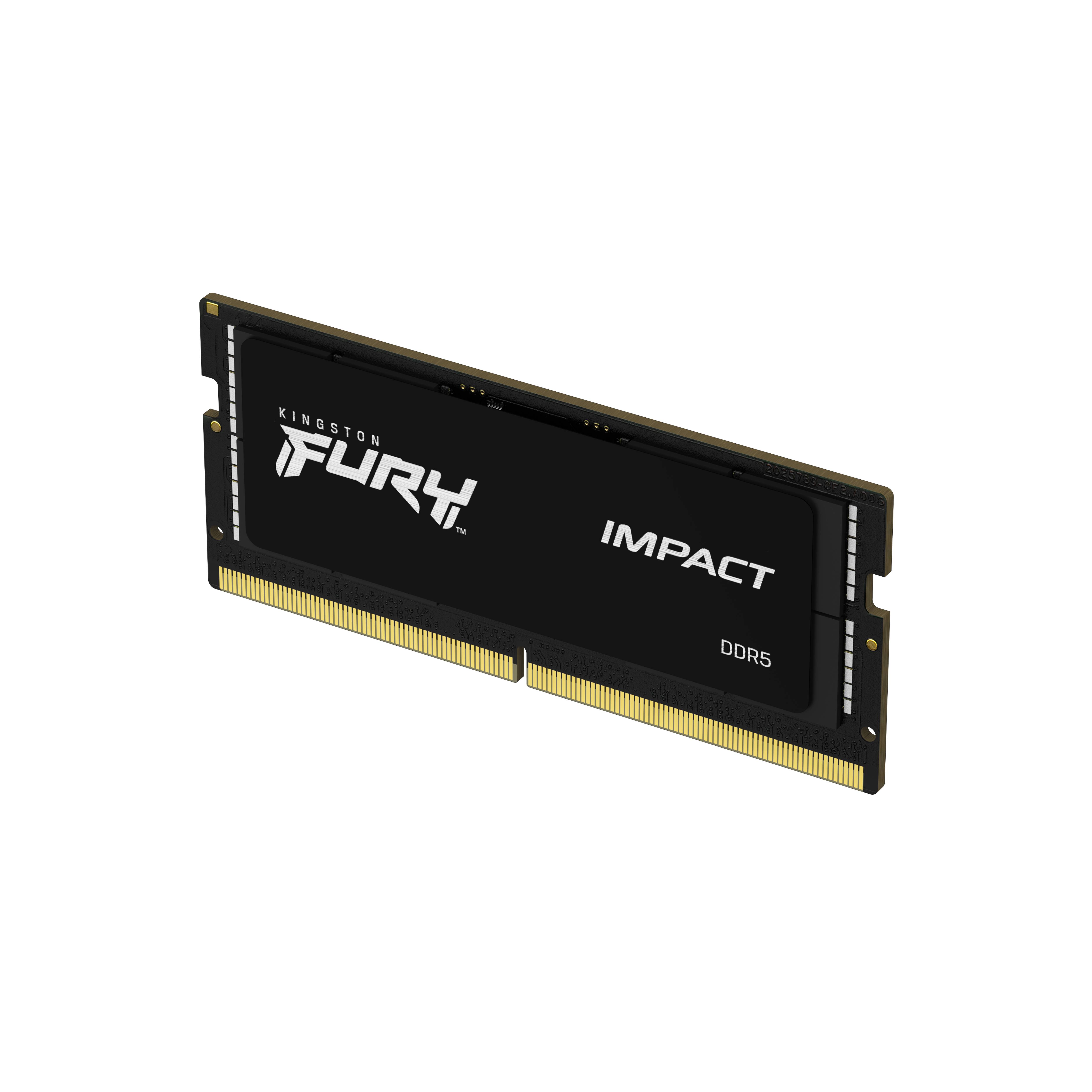 Rca Informatique - image du produit : 16GB DDR5-5600MT/S CL40 SODIMM FURY IMPACT PNP