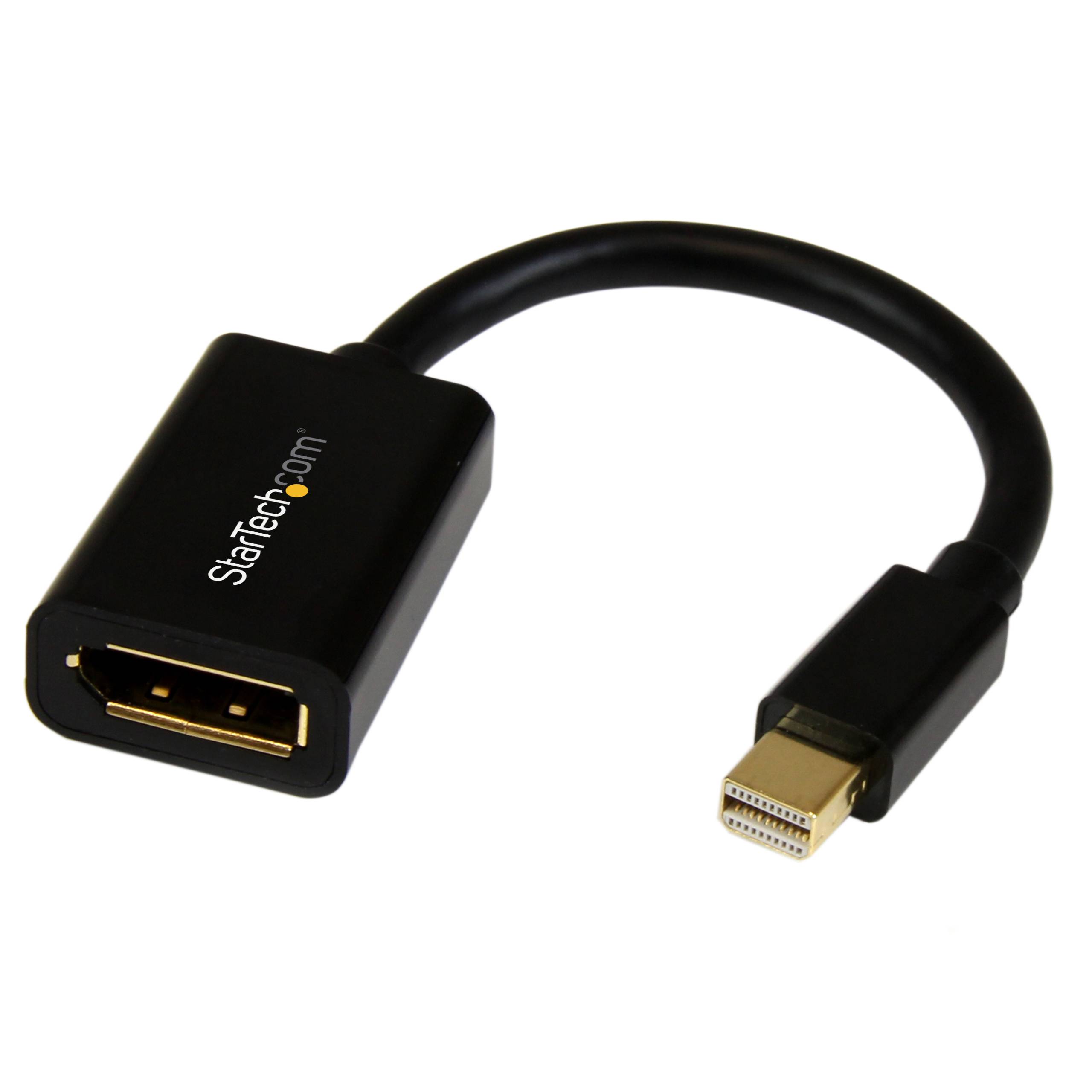 Rca Informatique - image du produit : CABLE ADAPT. MINI DIPLAYPORT VERS DISPLAYPORT - M/F - 15CM