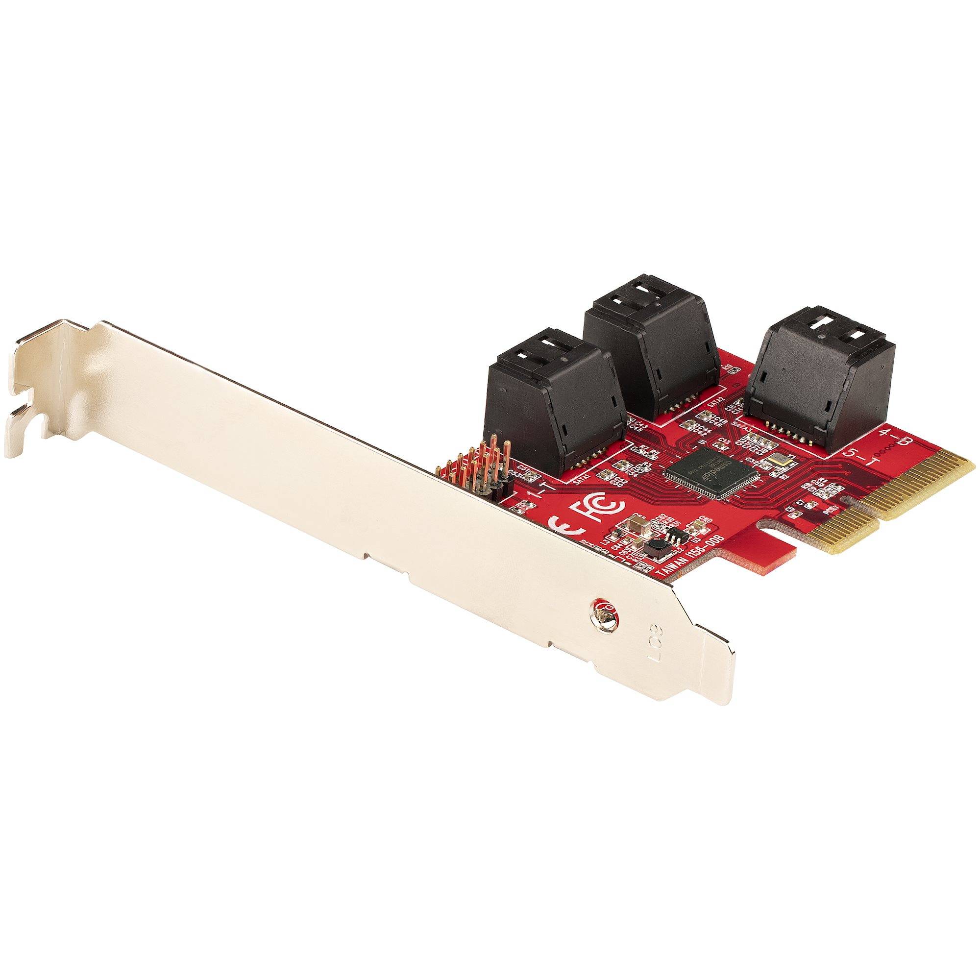 Rca Informatique - Image du produit : SATA PCIE CARD - 6 PORT (6GBPS) PCIE SATA EXPANSION CARD ASM1166