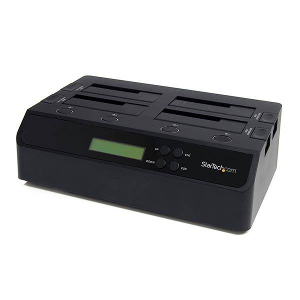 Rca Informatique - Image du produit : 4 BAY USB 3.0 ESATA TO SATA 1:3 HARD DRIVE DUPLICATOR DOCK