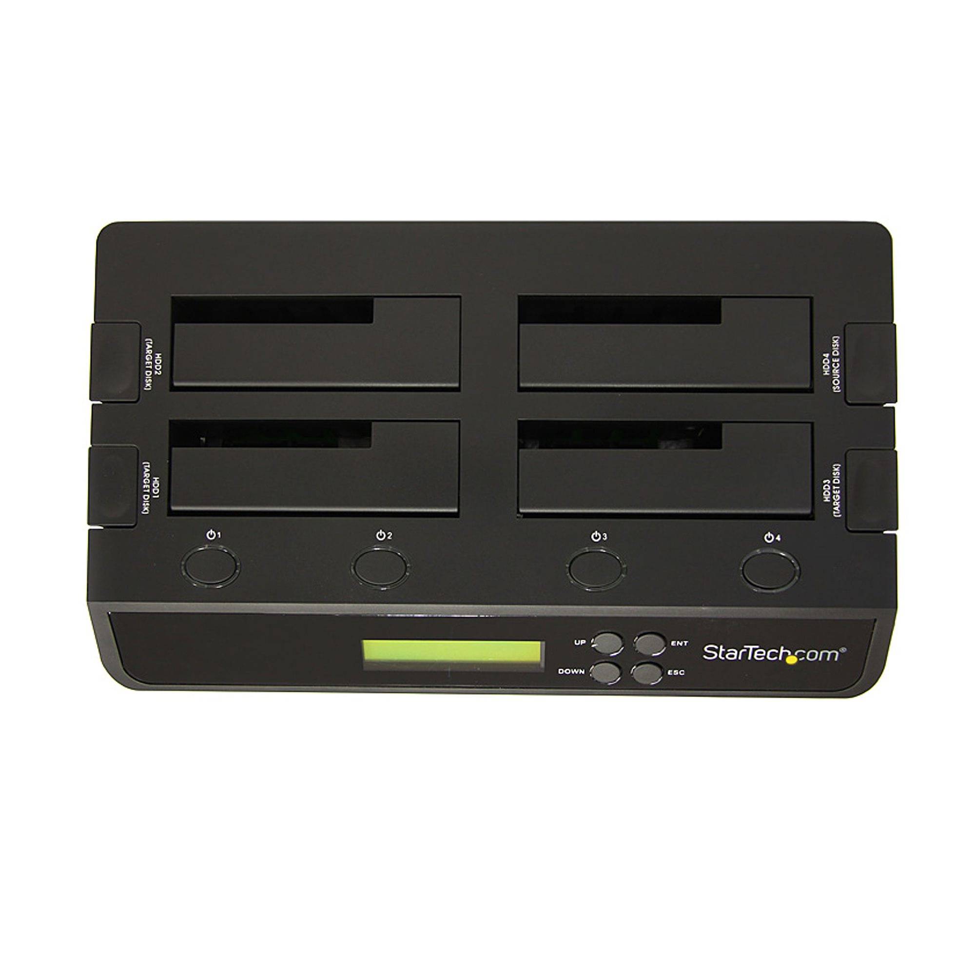 Rca Informatique - image du produit : 4 BAY USB 3.0 ESATA TO SATA 1:3 HARD DRIVE DUPLICATOR DOCK