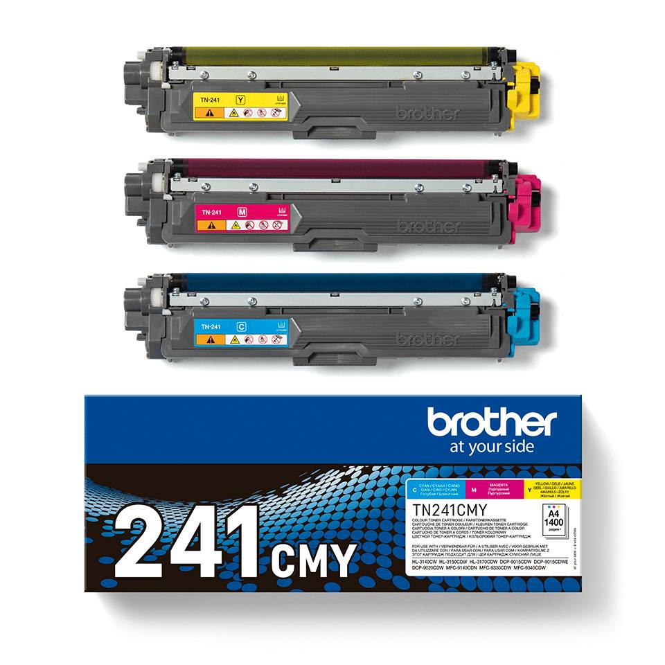 Rca Informatique - image du produit : TN-241CMY BUNDLE TONER CARTRIDGE ISO YIELD 3 X 1 400 PA