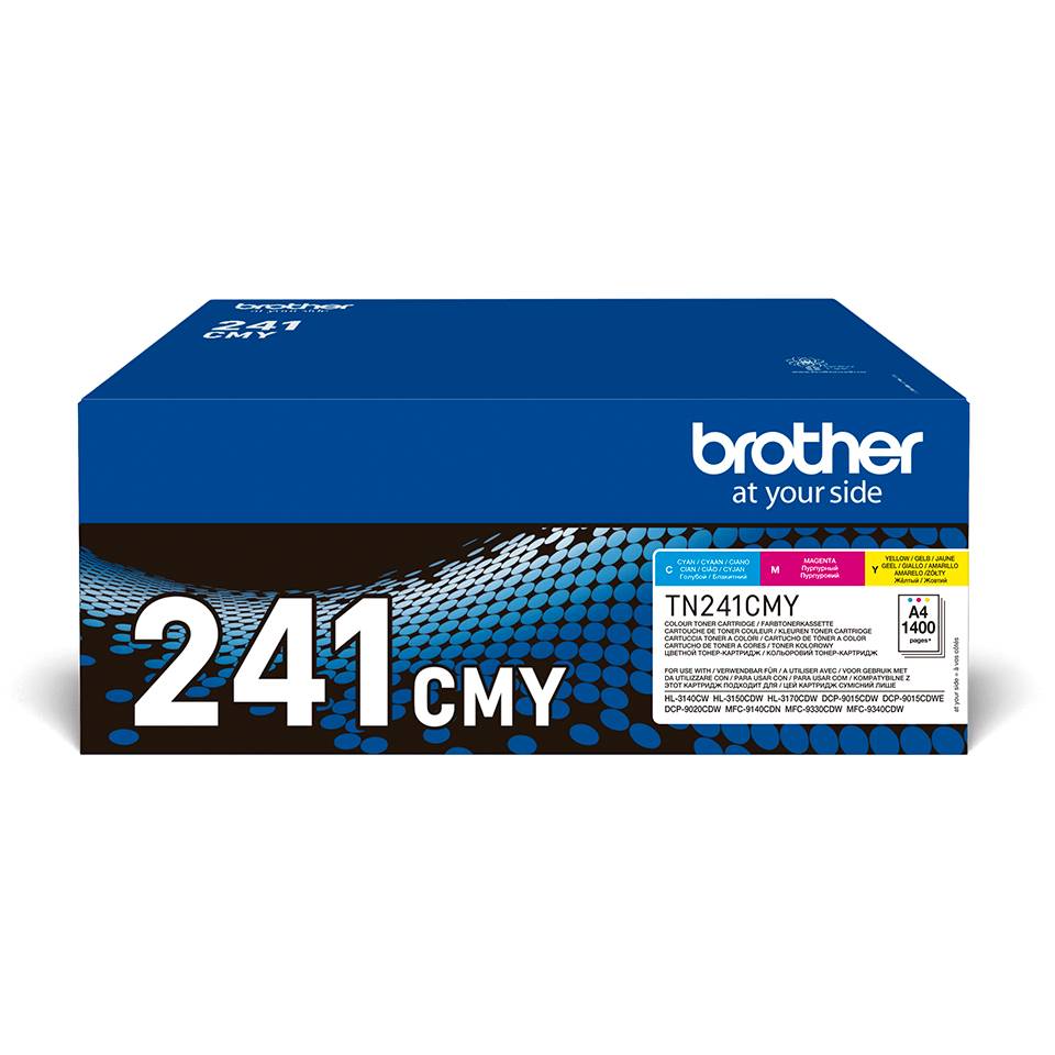 Rca Informatique - image du produit : TN-241CMY BUNDLE TONER CARTRIDGE ISO YIELD 3 X 1 400 PA