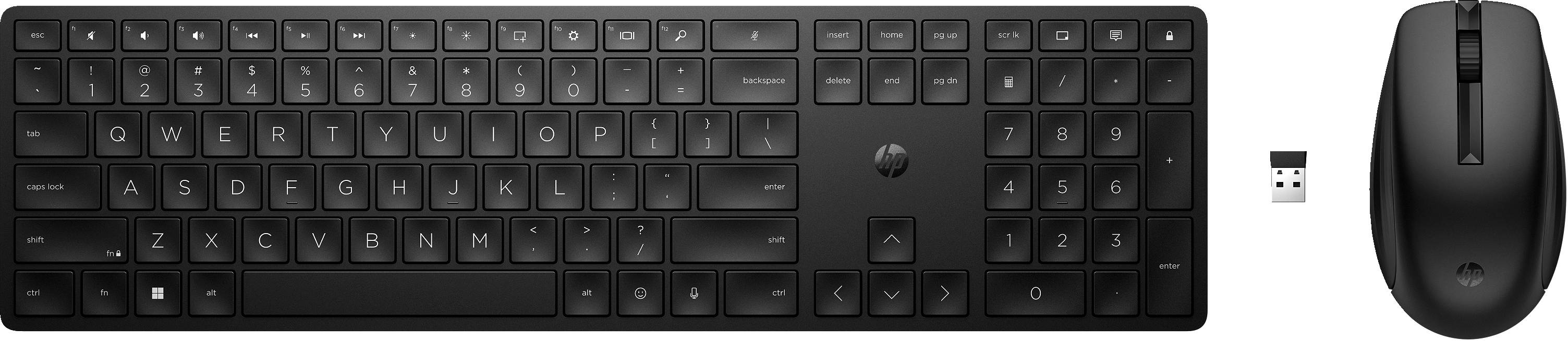 Rca Informatique - Image du produit : HP 655 WRLS KB/MSE COMBO