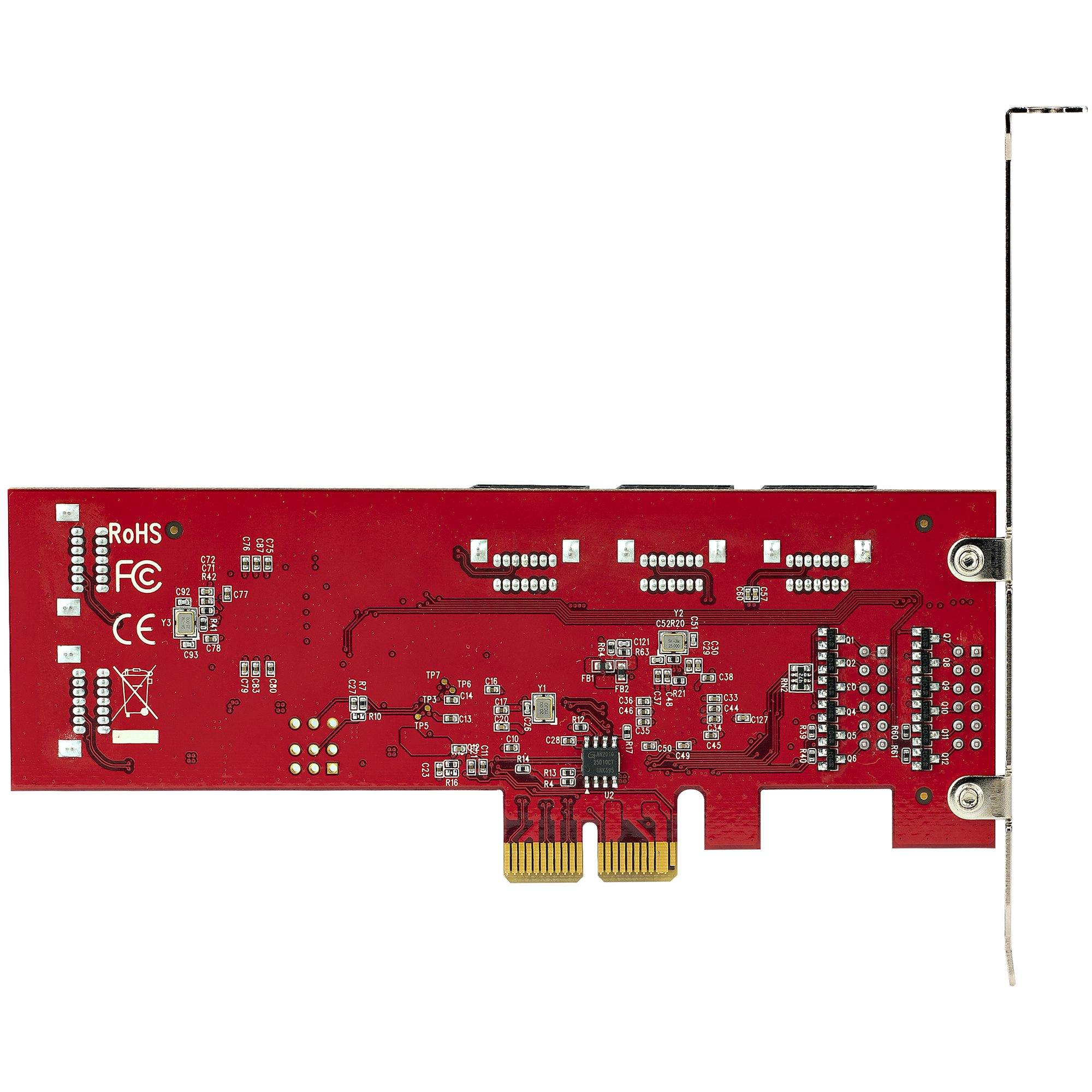 Rca Informatique - image du produit : CARTE PCI EXPRESS SATA 10 PORTS (6GBPS) - ASM1166 NON-RAID